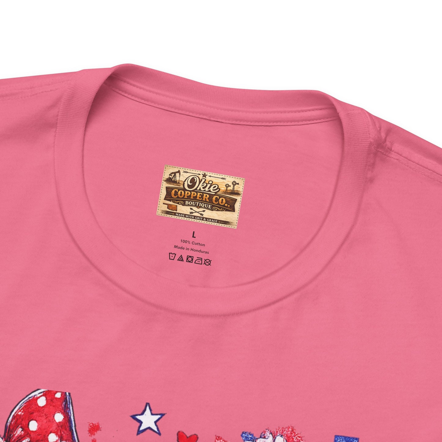 Spartans Pride Graphic Tee — Red, White & Blue School Spirit T-Shirt