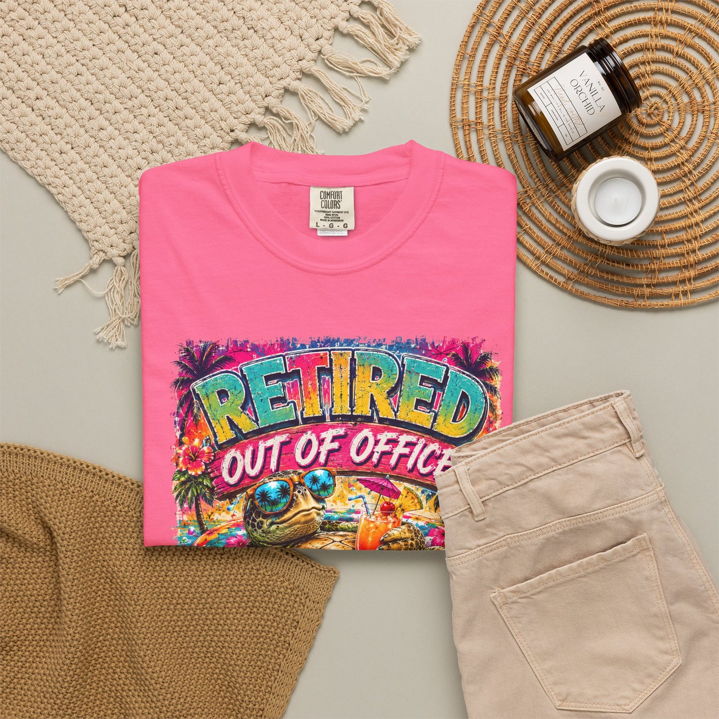 Retired Out of Office For Good T-Shirt — Funny Retirement Turtle Tee