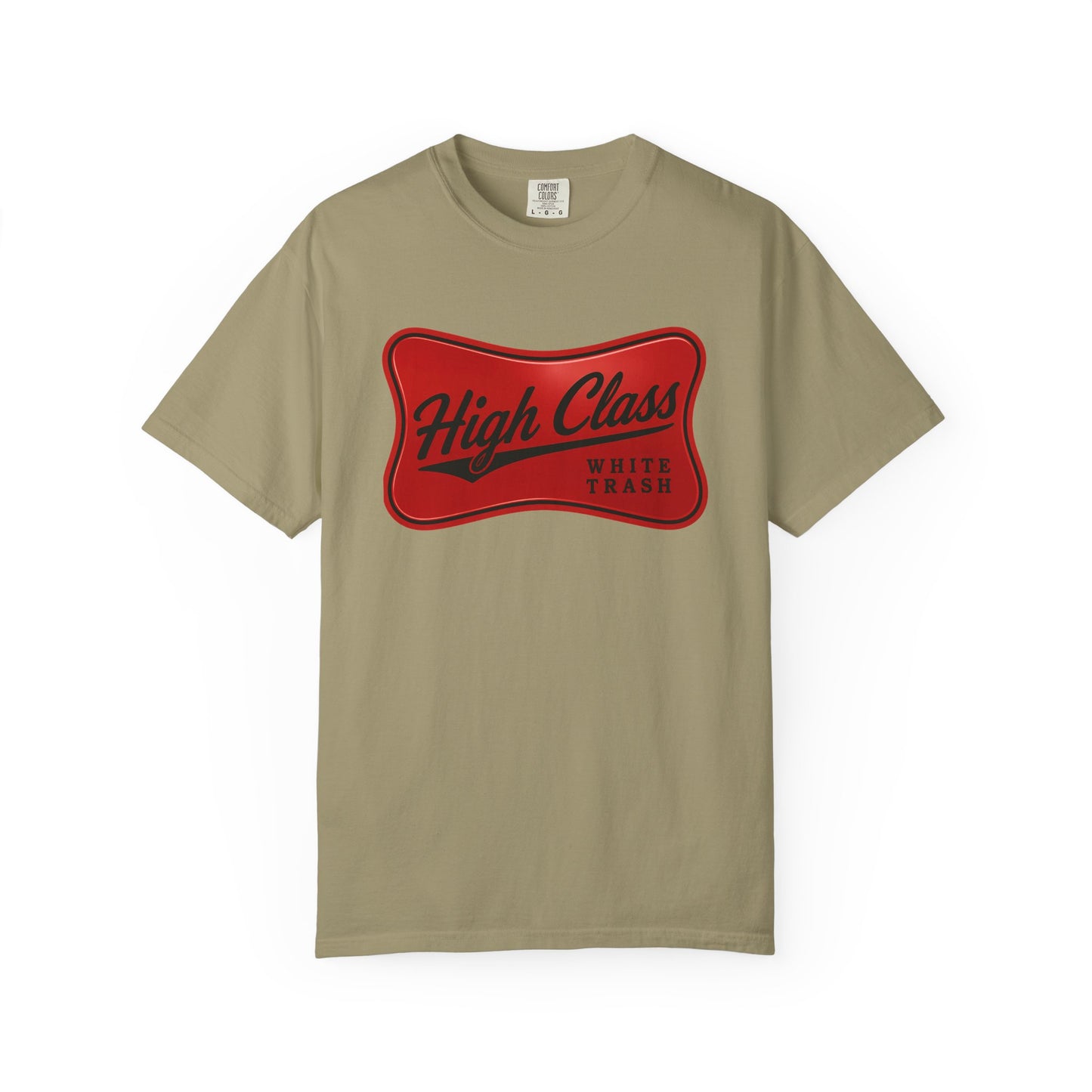 T-Shirt — "High Class White Trash" Retro Logo