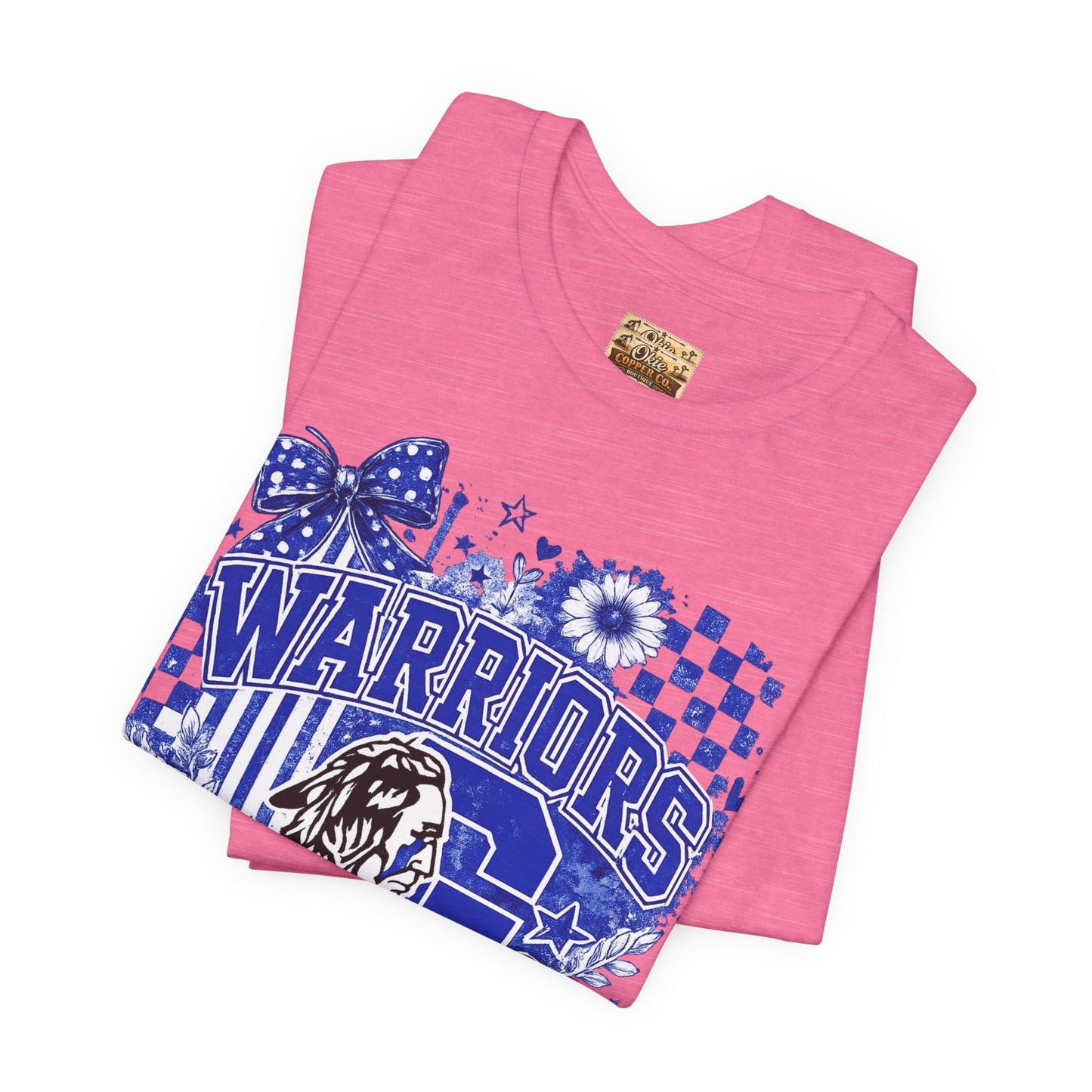 Warriors Pride Graphic Tee — School Spirit Warrior Mascot T-Shirt