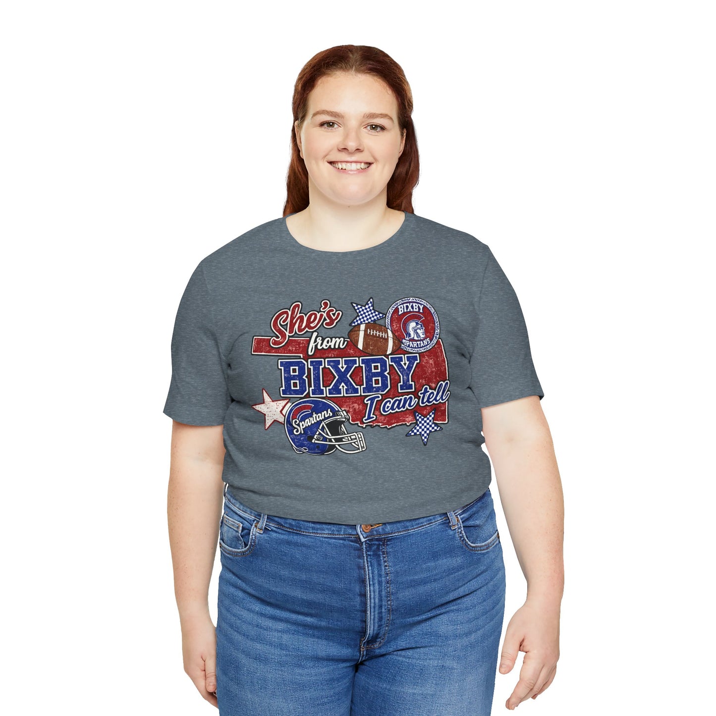 Bixby Football Tee — "She’s from Bixby I can tell" Vintage Team Shirt
