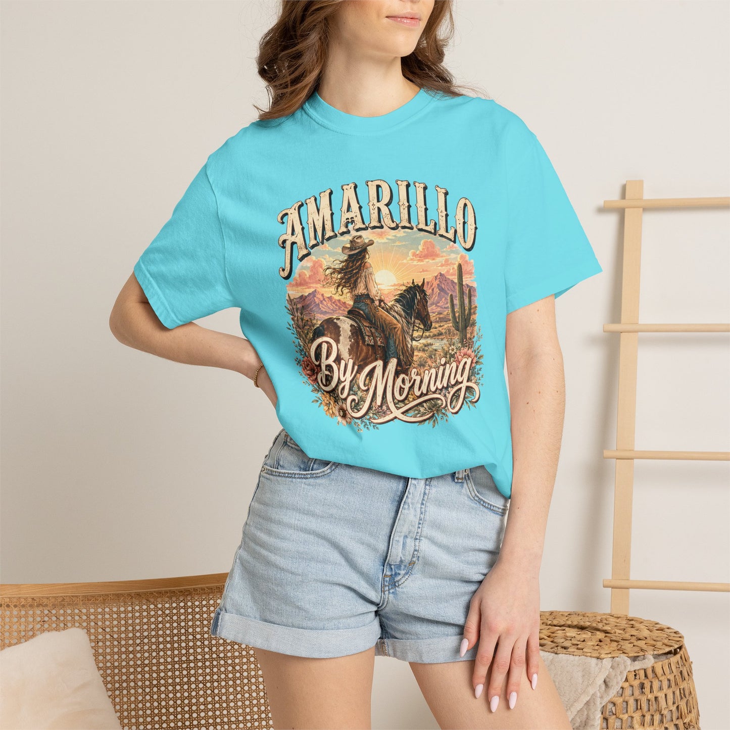 Amarillo By Morning Cowboy T-Shirt — Western Rodeo Graphic Tee