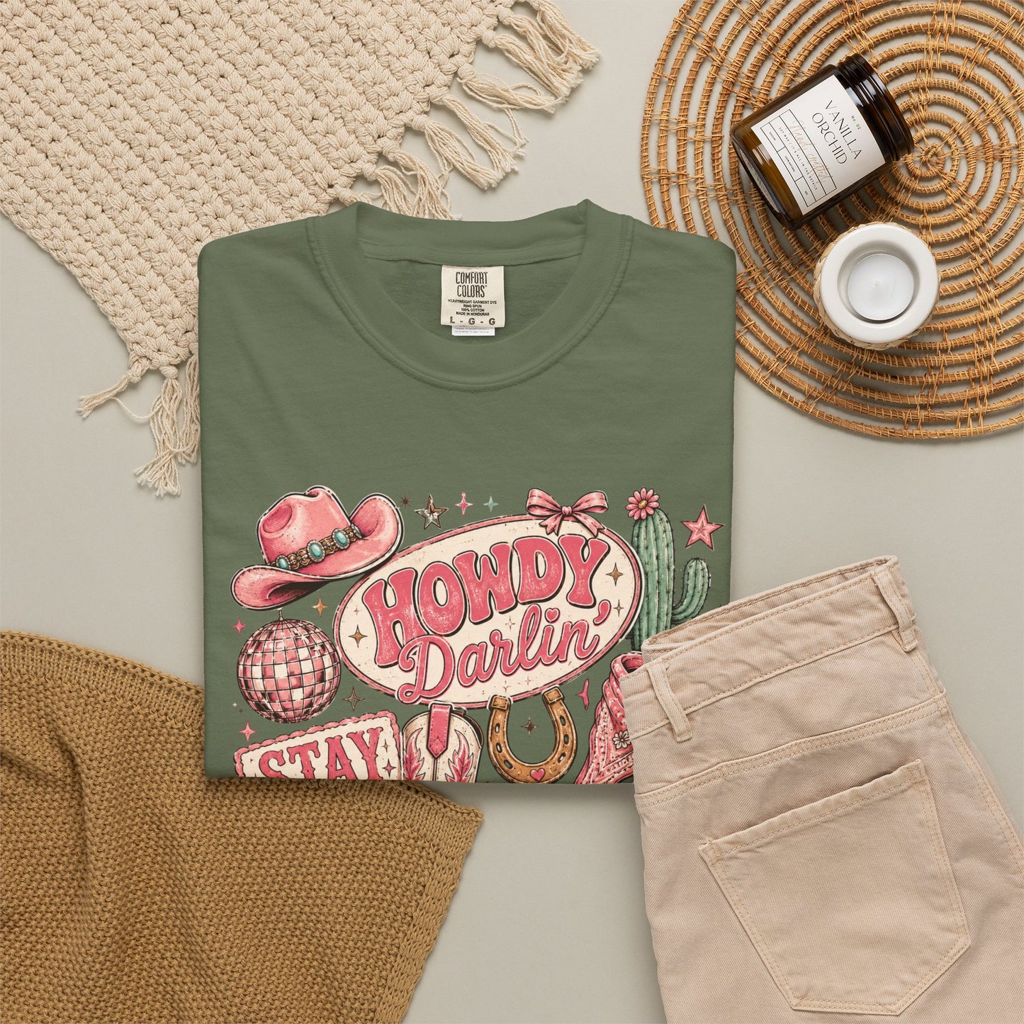 Howdy Darlin' Western Graphic T-Shirt