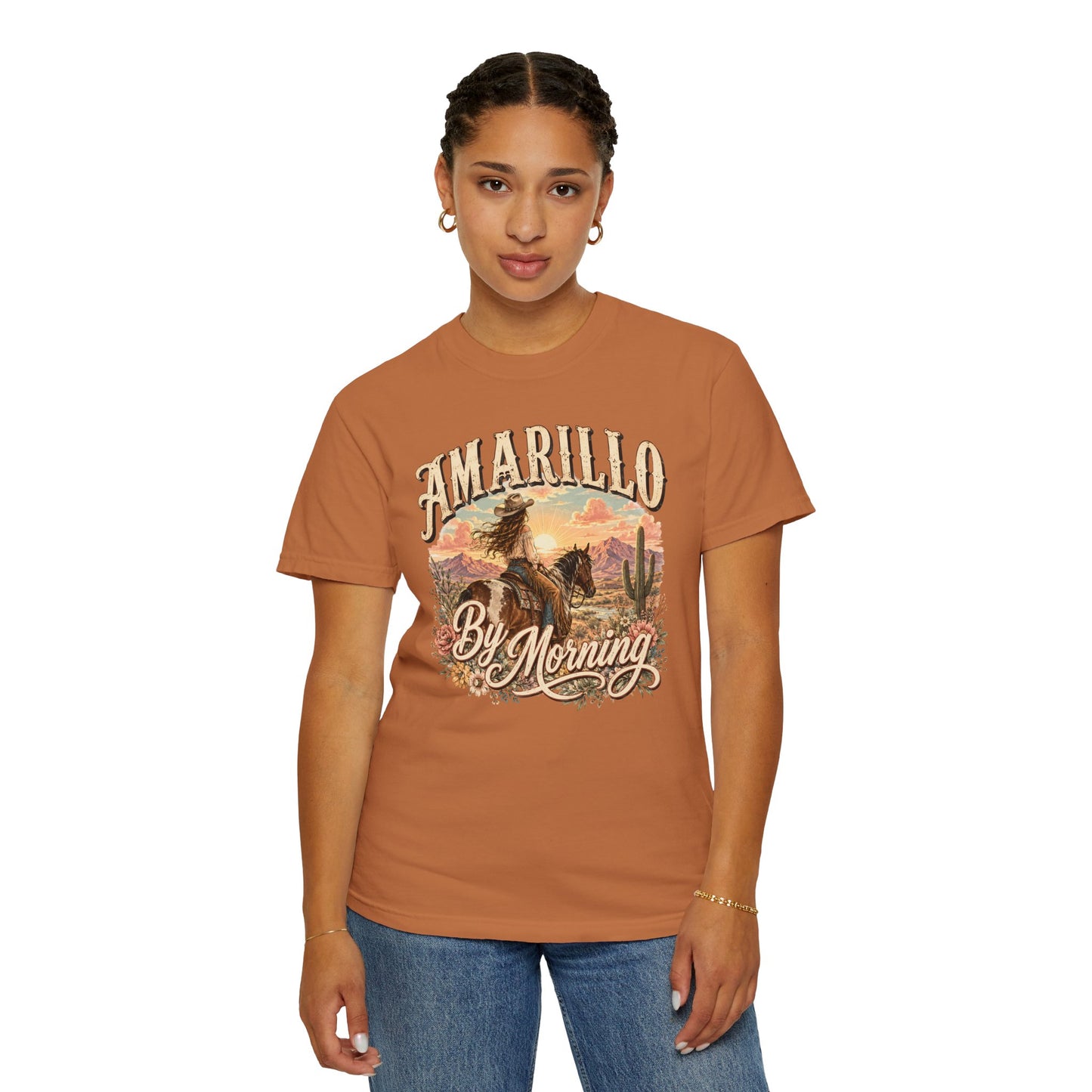 Amarillo By Morning Cowboy T-Shirt — Western Rodeo Graphic Tee
