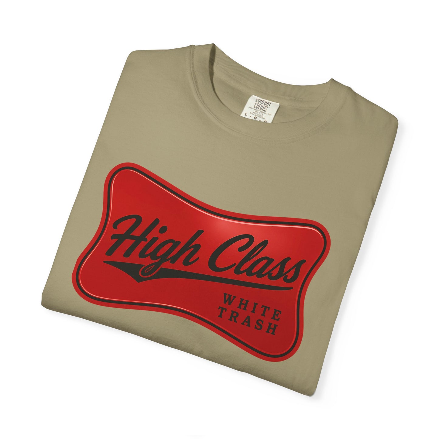T-Shirt — "High Class White Trash" Retro Logo