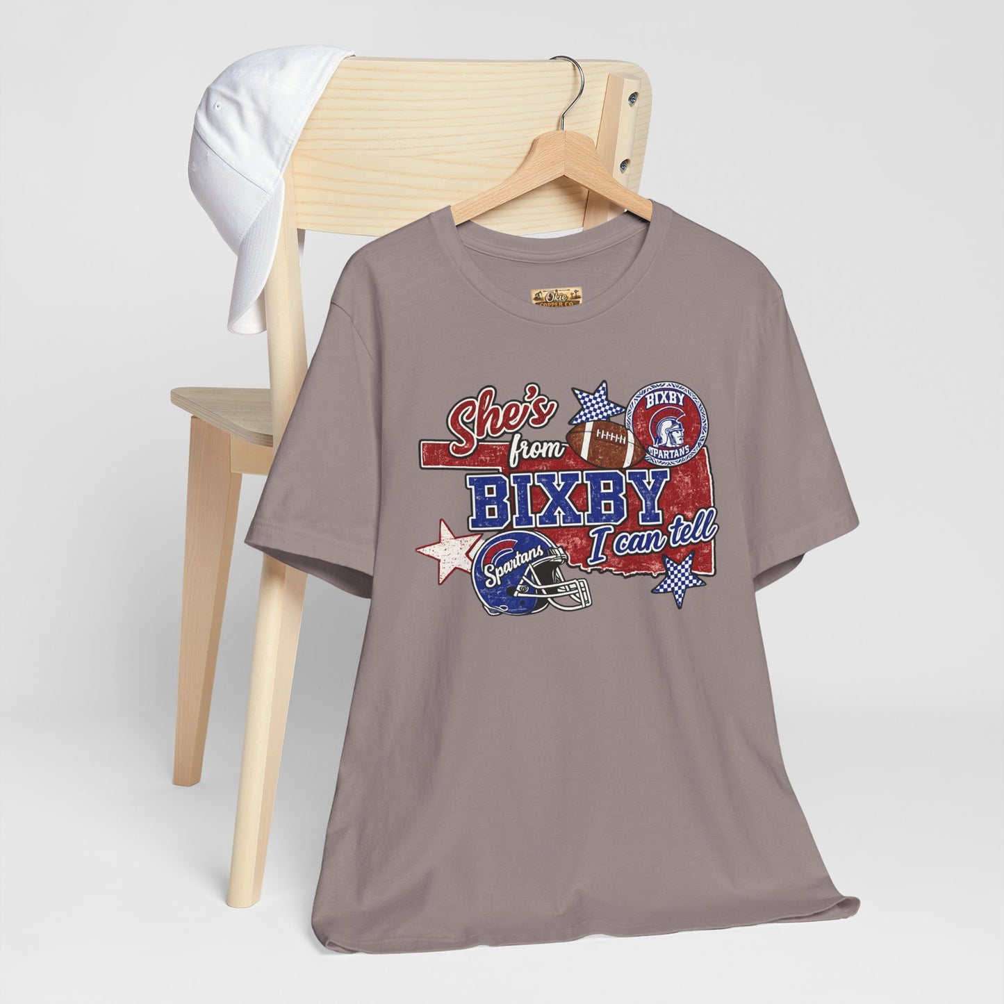 Bixby Football Tee — "She’s from Bixby I can tell" Vintage Team Shirt