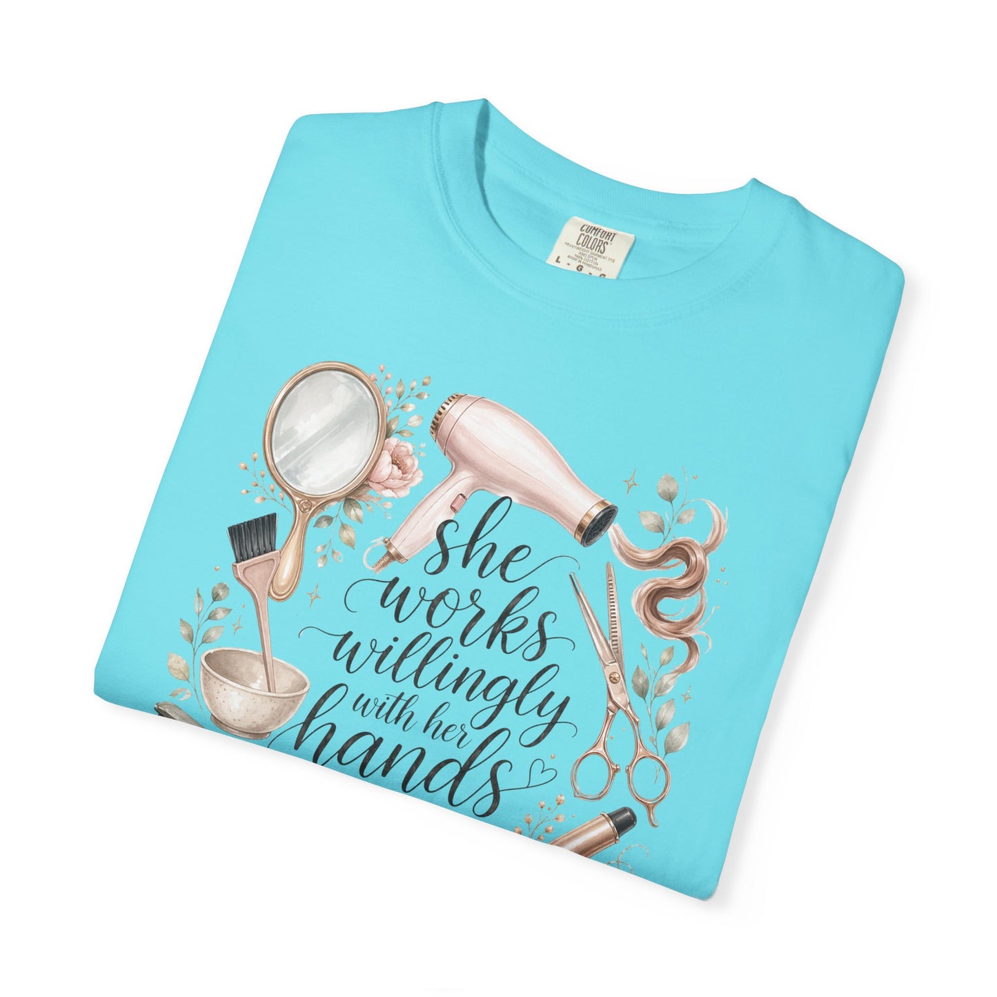 She Works Willingly with Her Hands – Women’s Baking T-Shirt