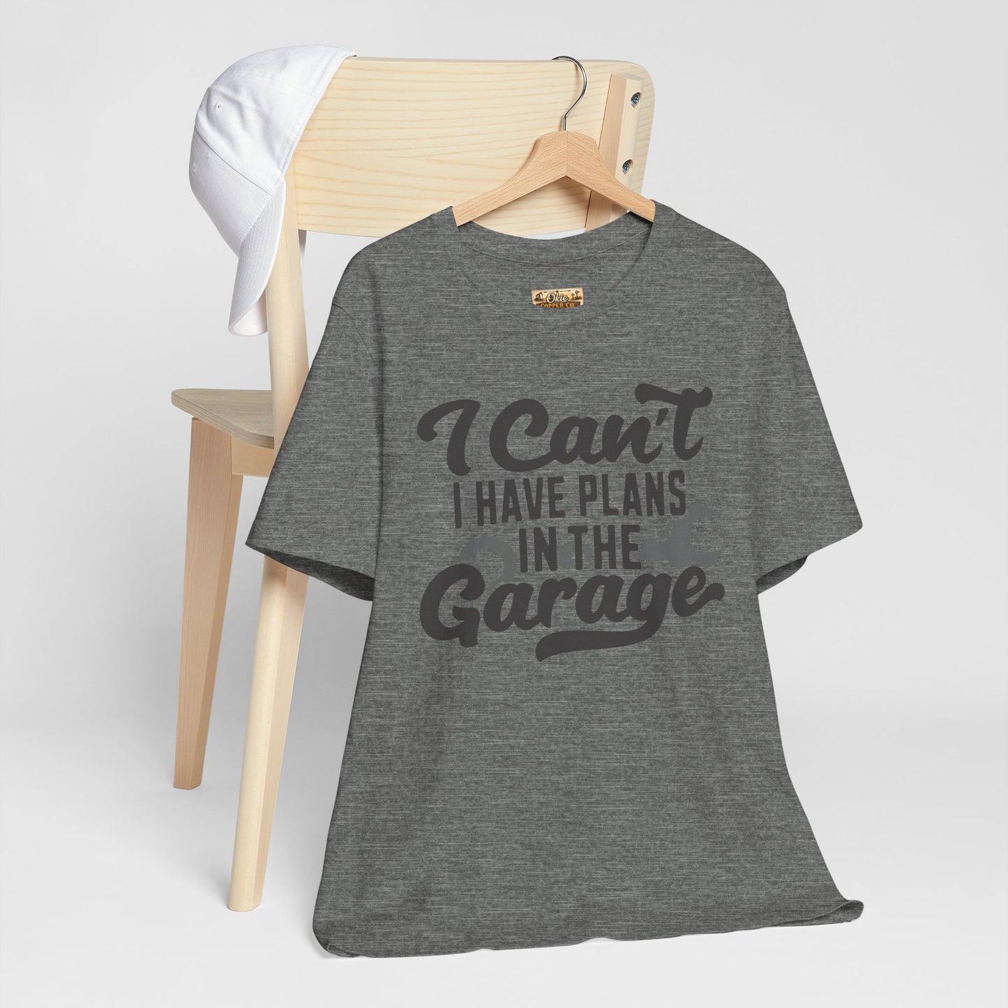 Garage Plans T-Shirt — "I Can't, I Have Plans in the Garage" Mechanic Tee