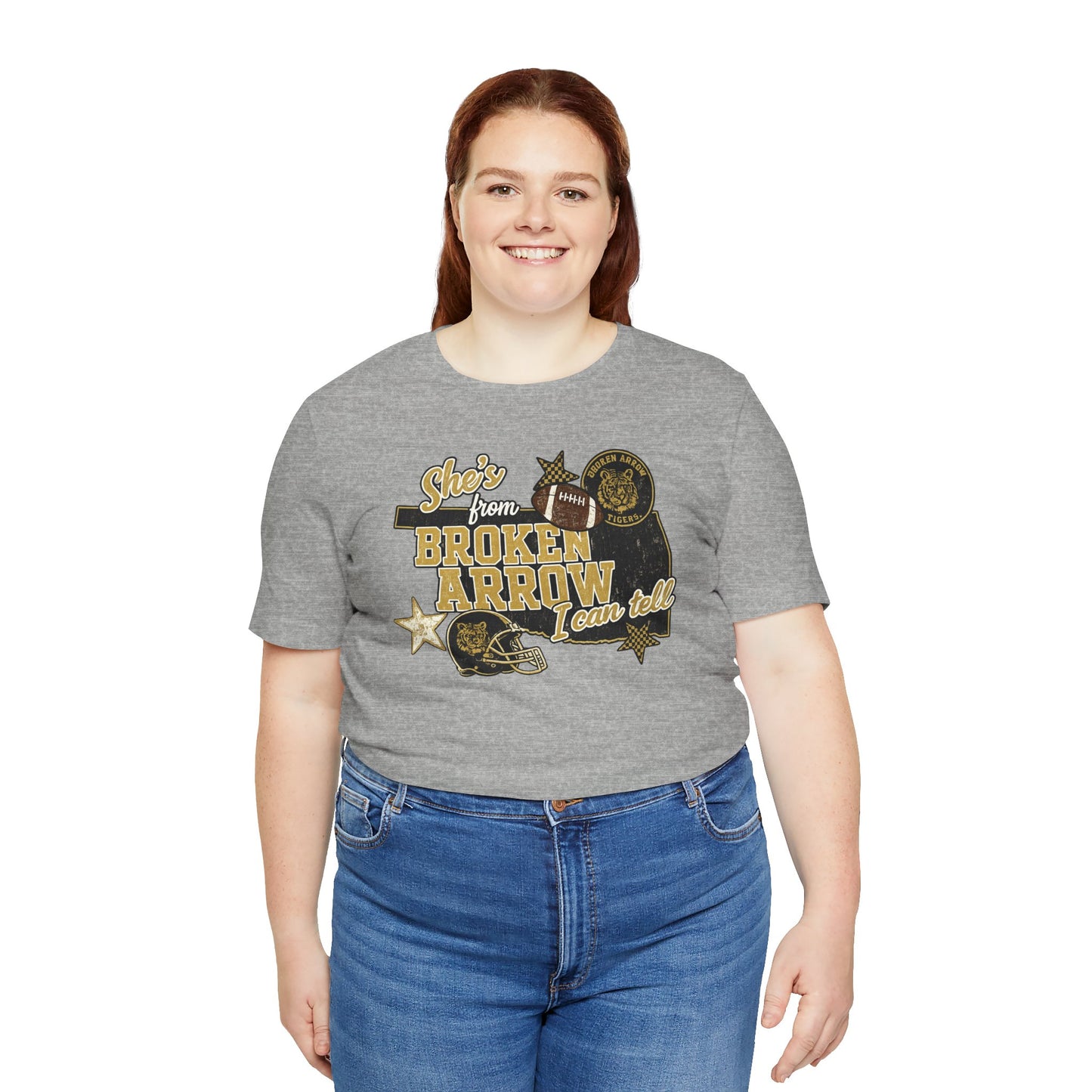 Broken Arrow Oklahoma Retro Graphic Tee — "Stars From Broken Arrow" Vintage Style T‑Shirt