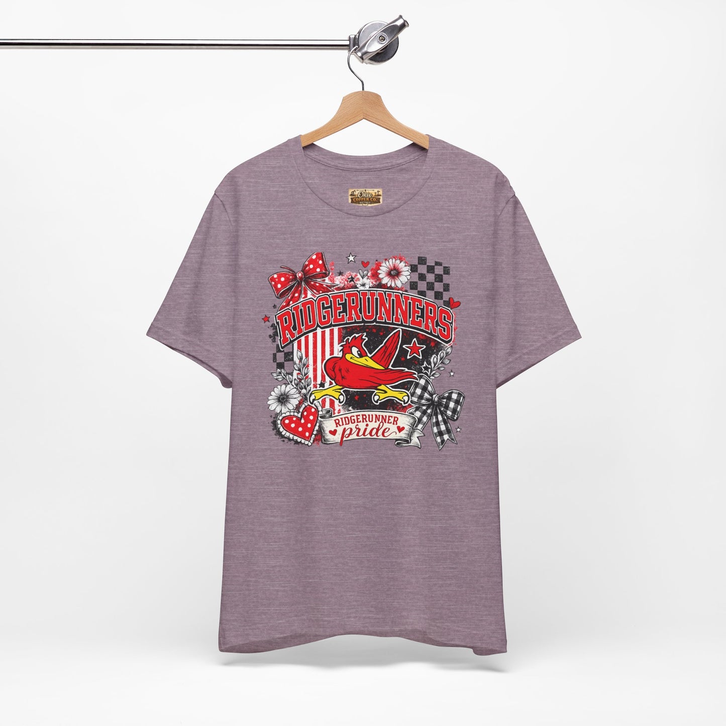Ridgerunners Pride T-Shirt — School Mascot Red & Black Graphic Tee