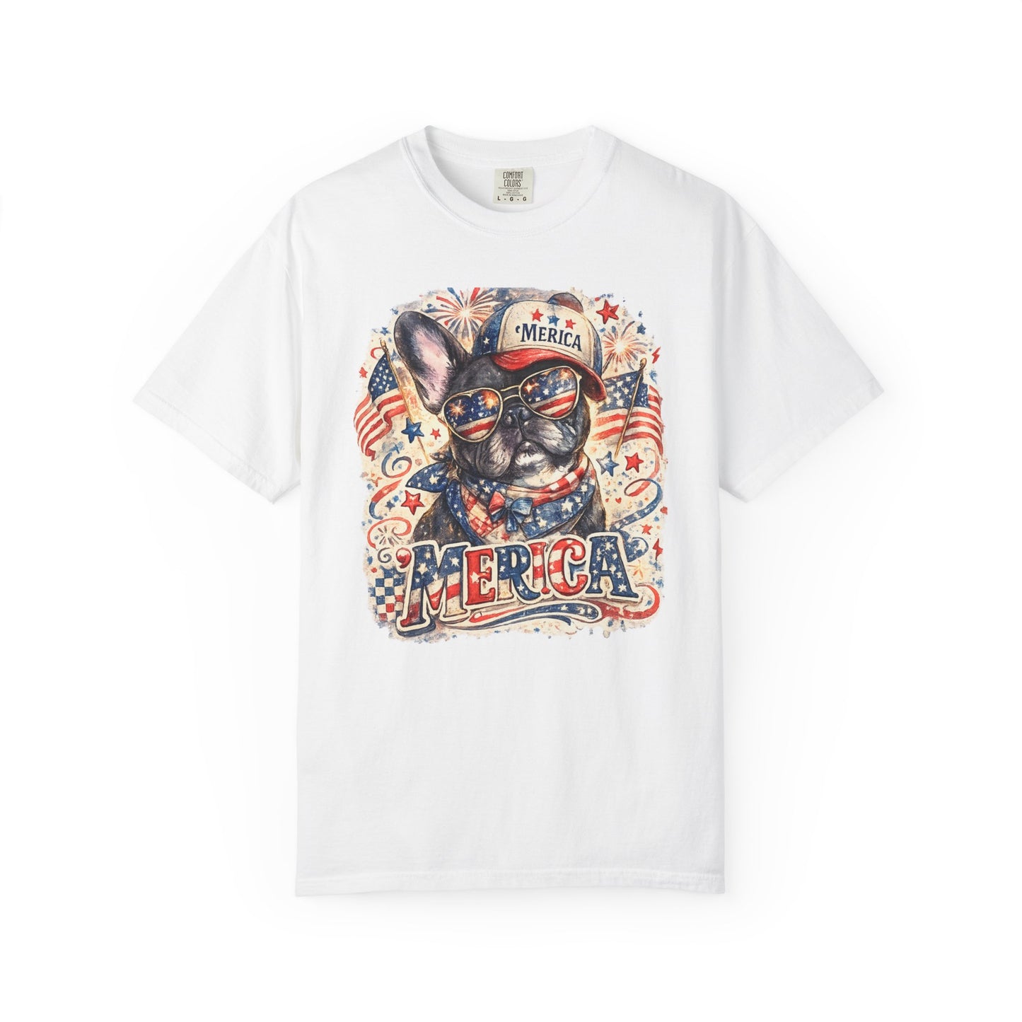 'Merica Patriotic French Bulldog T-Shirt