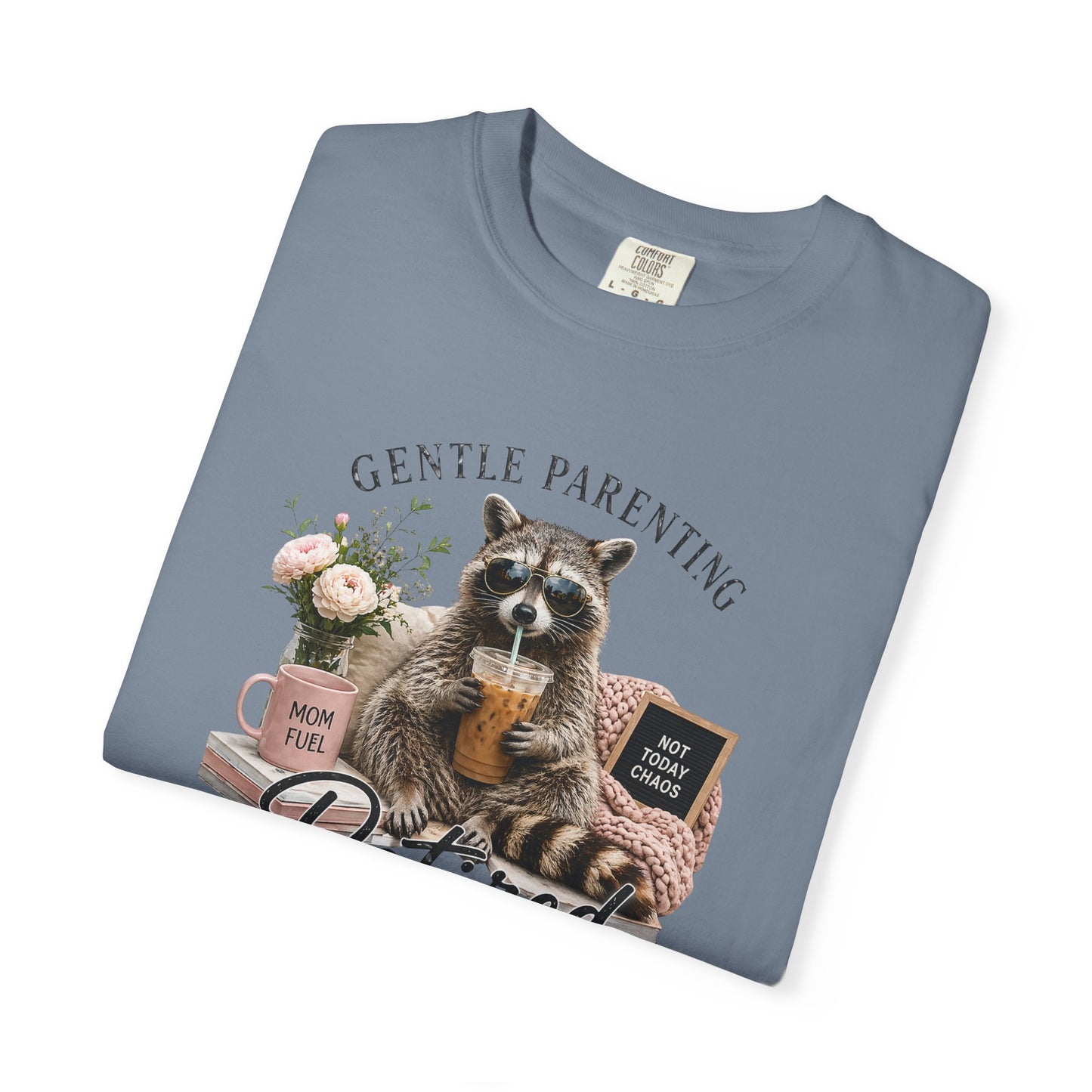 Retired Gentle Parenting Raccoon T-Shirt