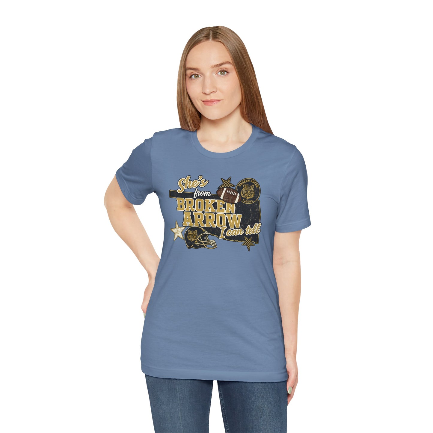 Broken Arrow Oklahoma Retro Graphic Tee — "Stars From Broken Arrow" Vintage Style T‑Shirt