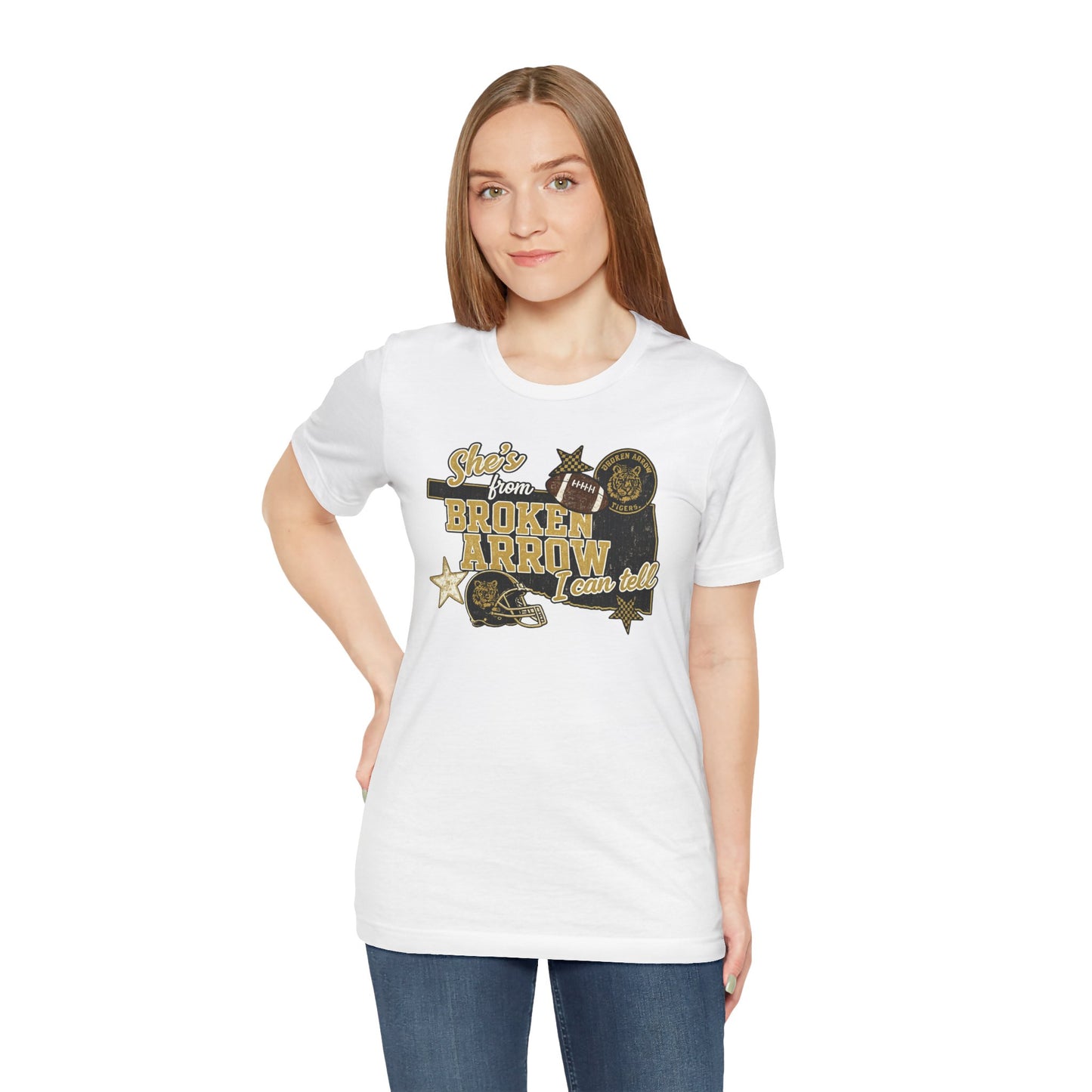 Broken Arrow Oklahoma Retro Graphic Tee — "Stars From Broken Arrow" Vintage Style T‑Shirt