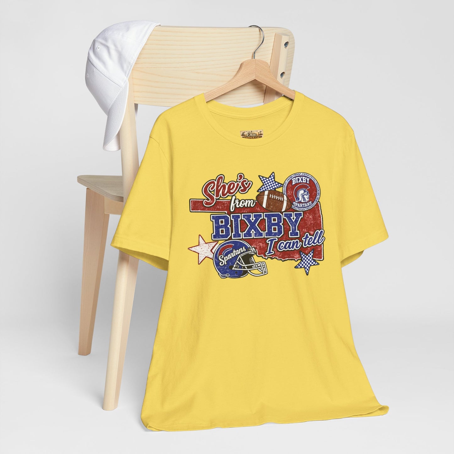 Bixby Football Tee — "She’s from Bixby I can tell" Vintage Team Shirt
