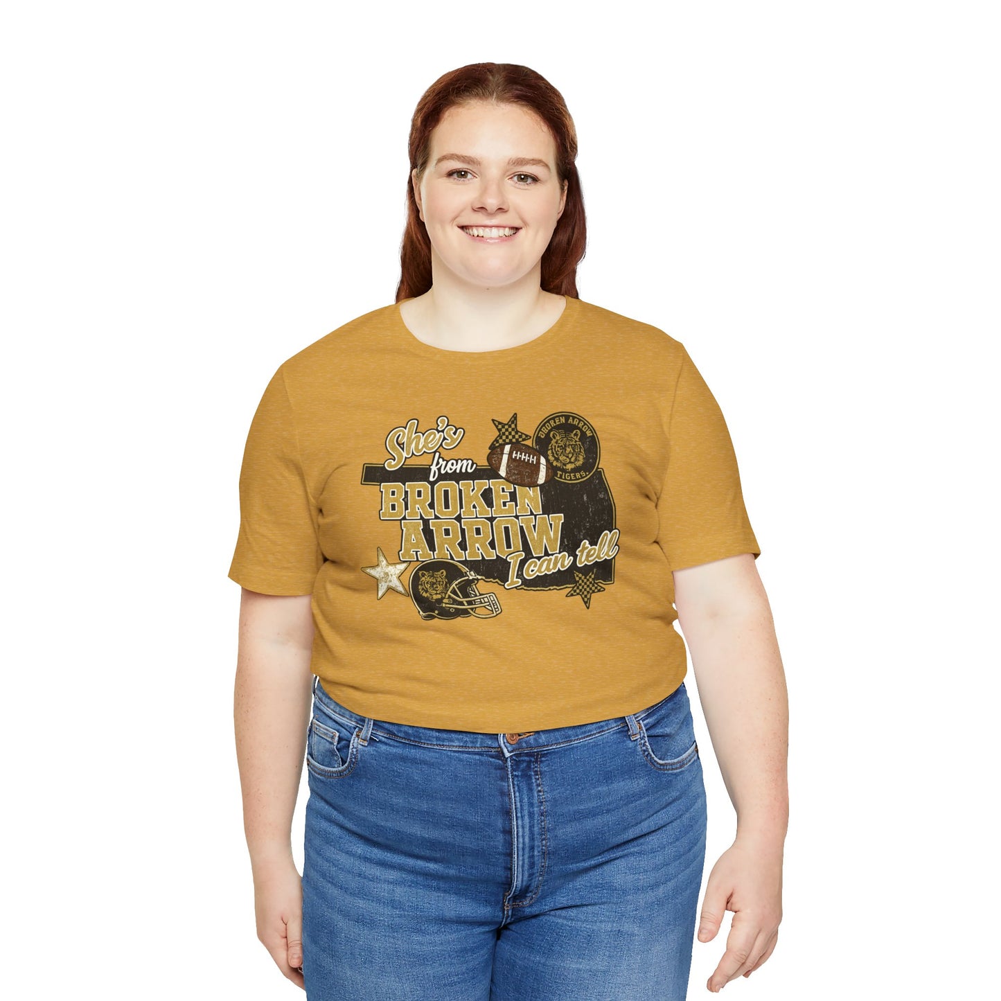 Broken Arrow Oklahoma Retro Graphic Tee — "Stars From Broken Arrow" Vintage Style T‑Shirt