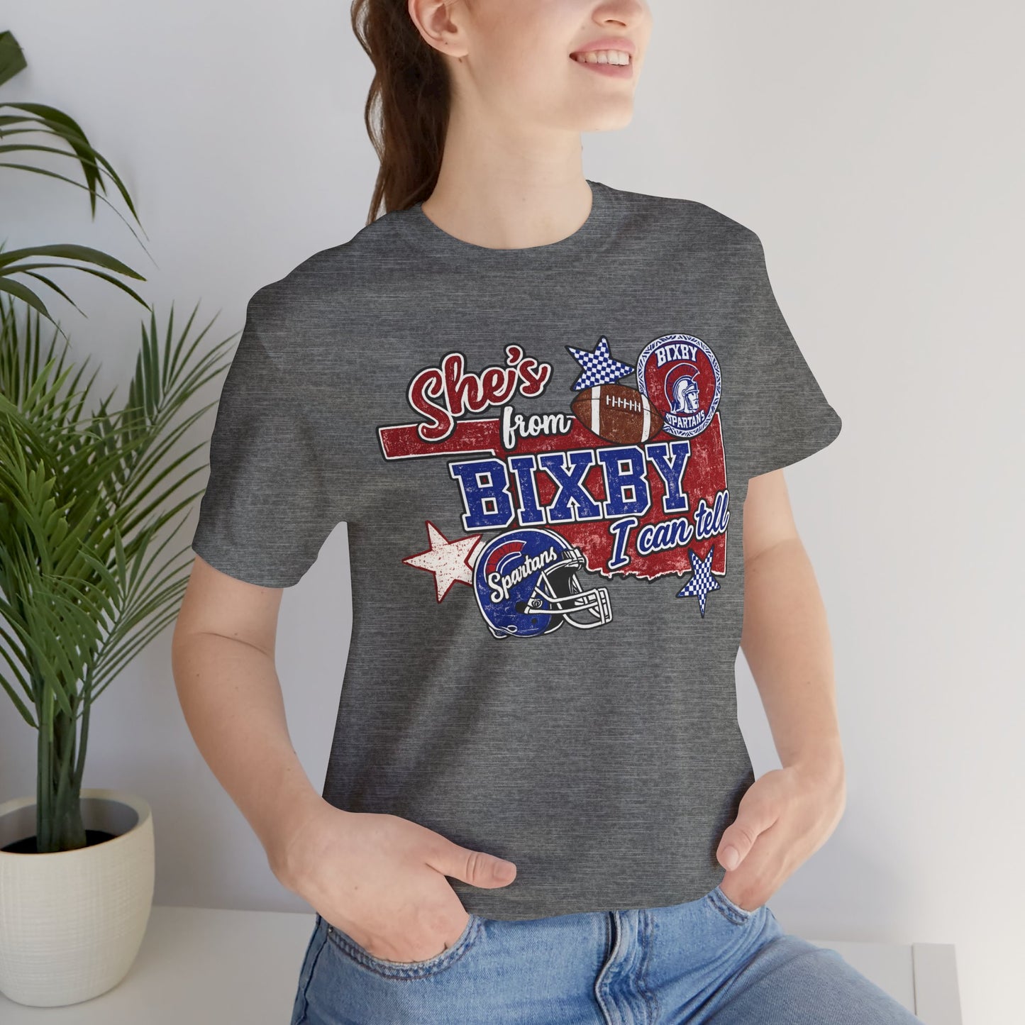 Bixby Football Tee — "She’s from Bixby I can tell" Vintage Team Shirt