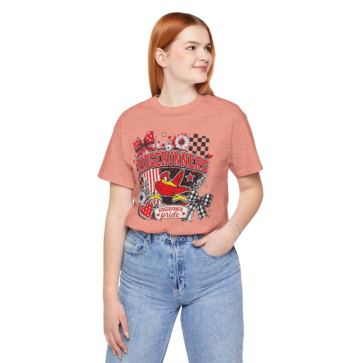 Ridgerunners Pride T-Shirt — School Mascot Red & Black Graphic Tee