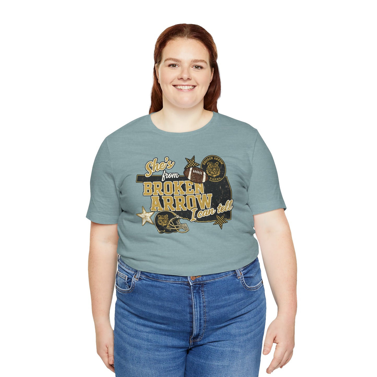 Broken Arrow Oklahoma Retro Graphic Tee — "Stars From Broken Arrow" Vintage Style T‑Shirt