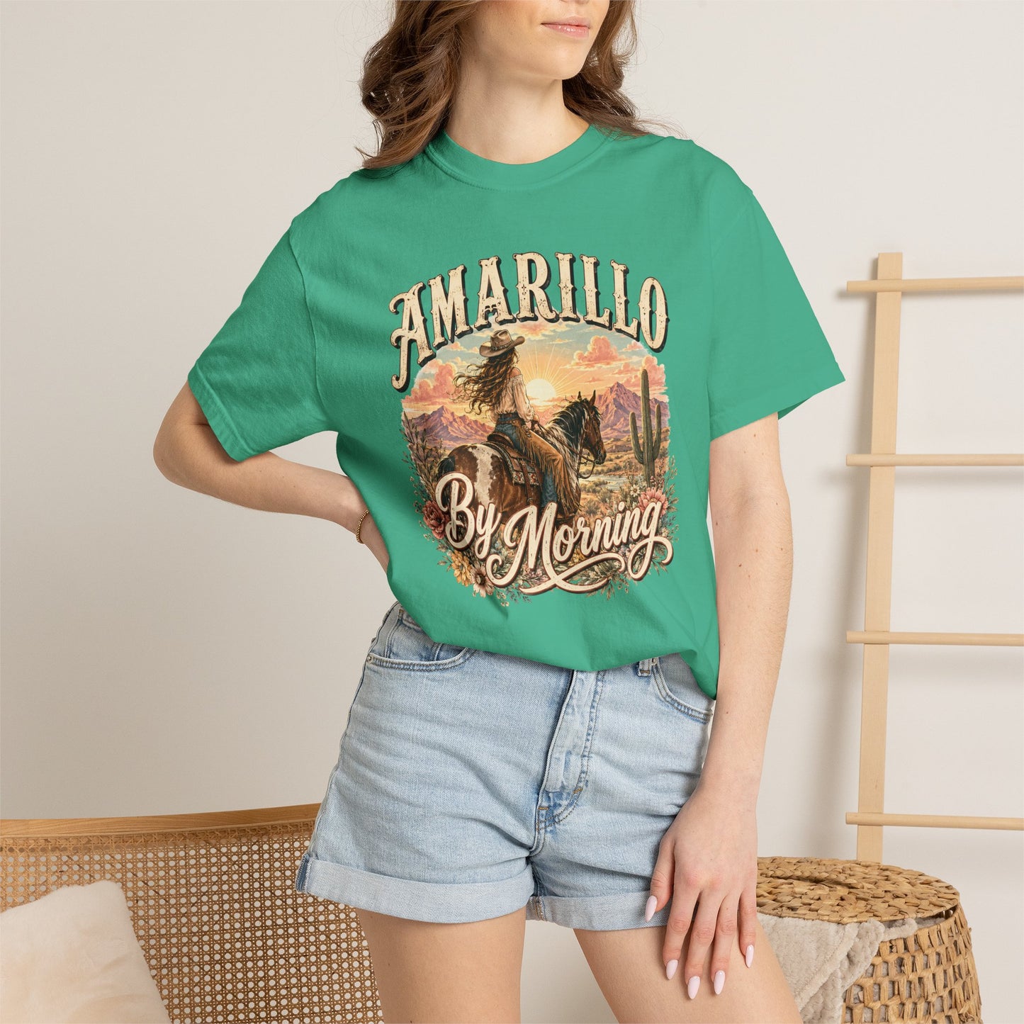 Amarillo By Morning Cowboy T-Shirt — Western Rodeo Graphic Tee