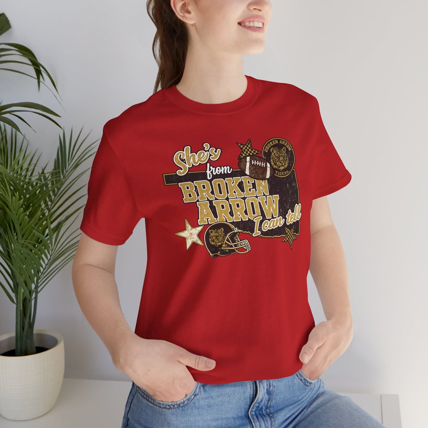 Broken Arrow Oklahoma Retro Graphic Tee — "Stars From Broken Arrow" Vintage Style T‑Shirt