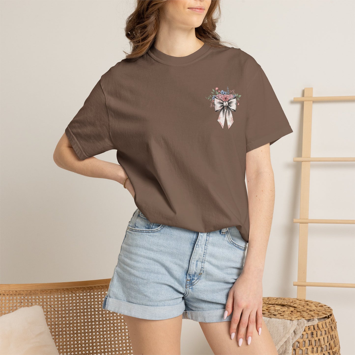 She Is Worthy Floral T-Shirt — Proverbs 31 Inspirational Tee