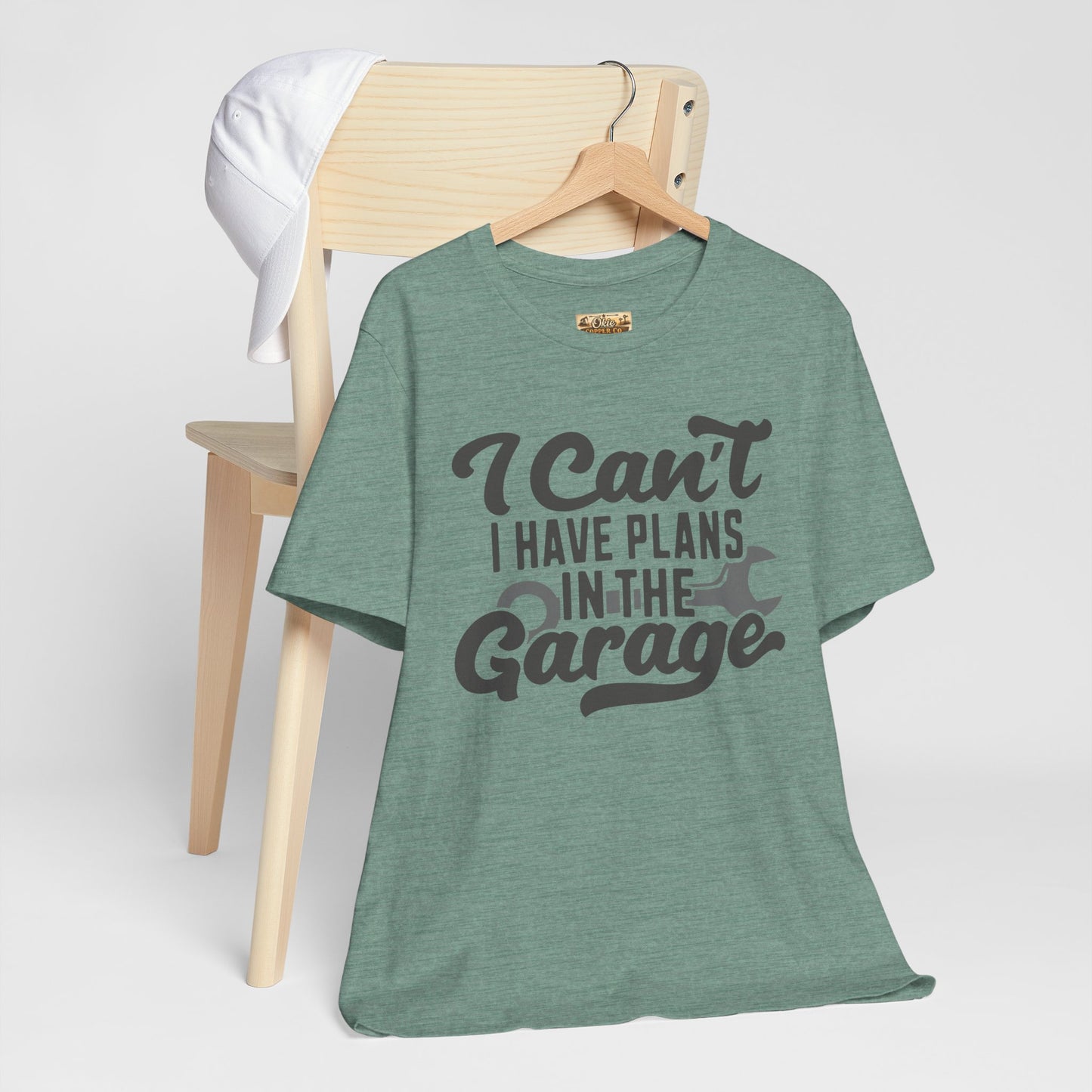 Garage Plans T-Shirt — "I Can't, I Have Plans in the Garage" Mechanic Tee