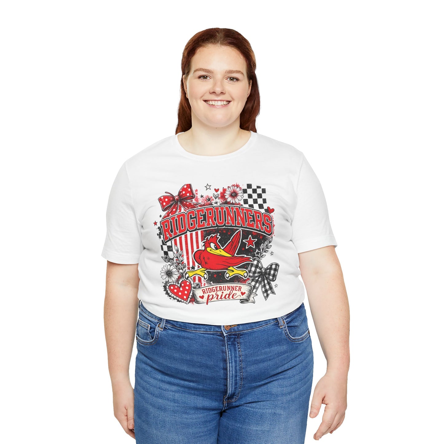 Ridgerunners Pride T-Shirt — School Mascot Red & Black Graphic Tee