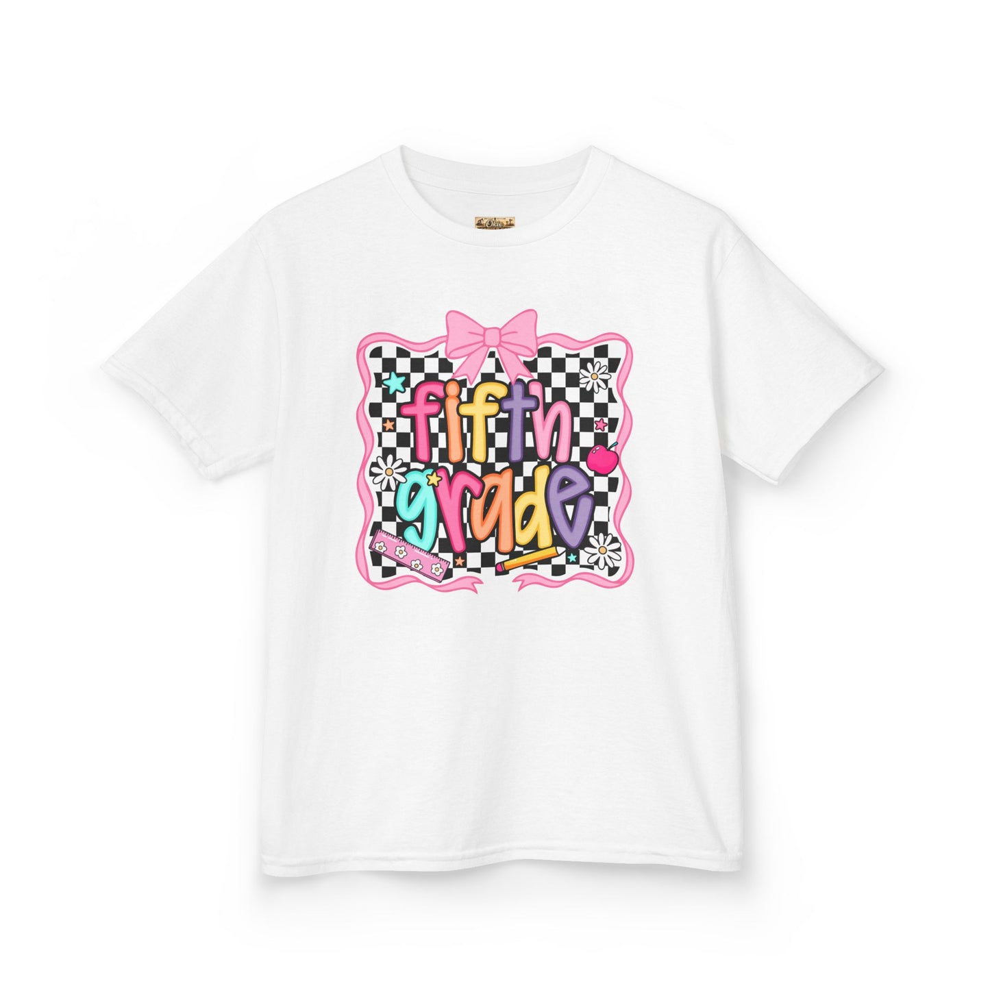 Fifth Grade Kids T‑Shirt — Colorful Back‑to‑School Design