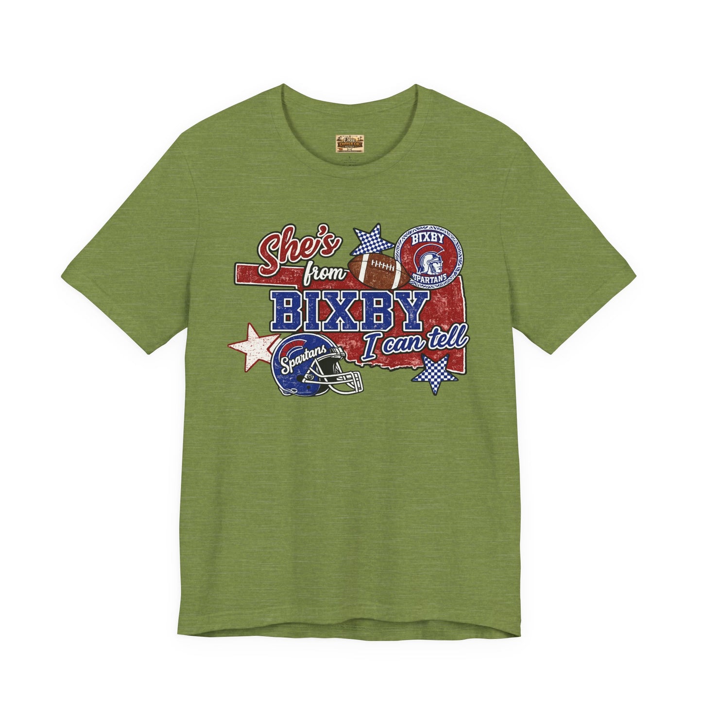 Bixby Football Tee — "She’s from Bixby I can tell" Vintage Team Shirt