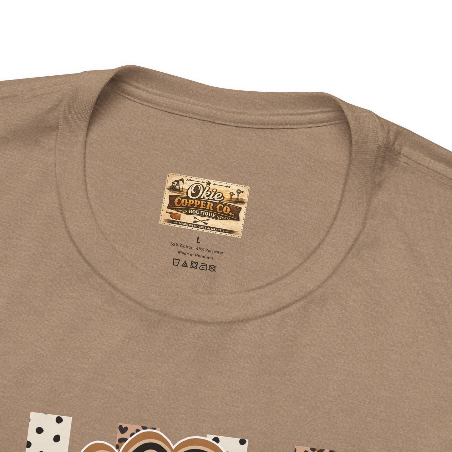 Teacher Monogram Tee — Number 1 Checkered Design