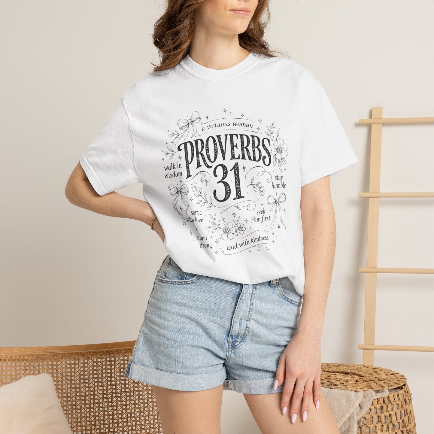 Proverbs 31 Inspirational T-Shirt — Faith-Based Scripture Graphic Tee