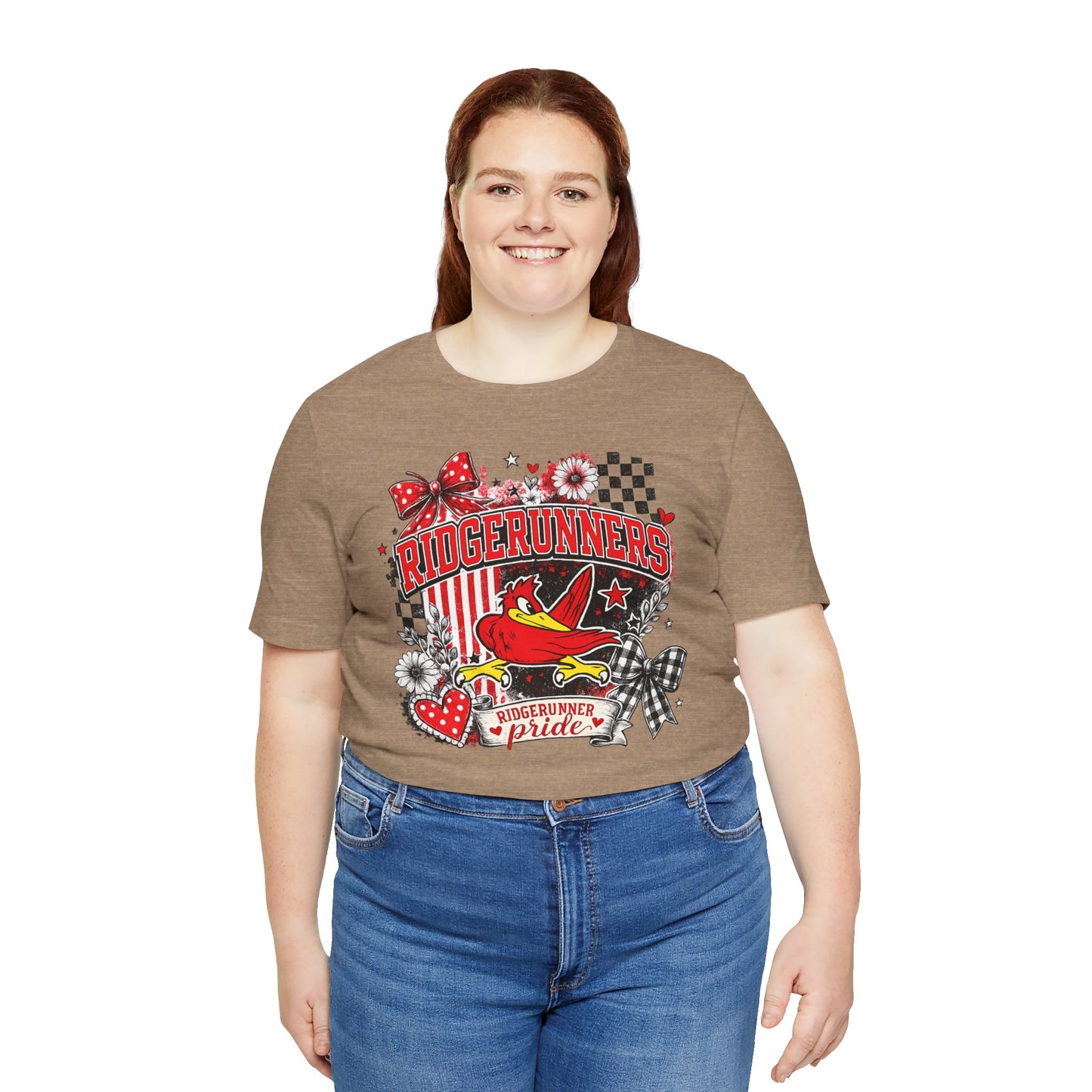 Ridgerunners Pride T-Shirt — School Mascot Red & Black Graphic Tee
