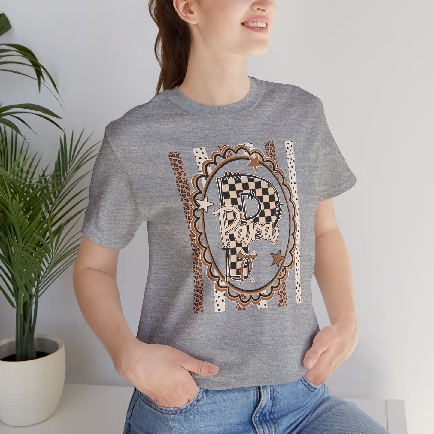 Retro Checkerboard Graphic Tee — Father’s Day Vintage Plaid Dad Shirt