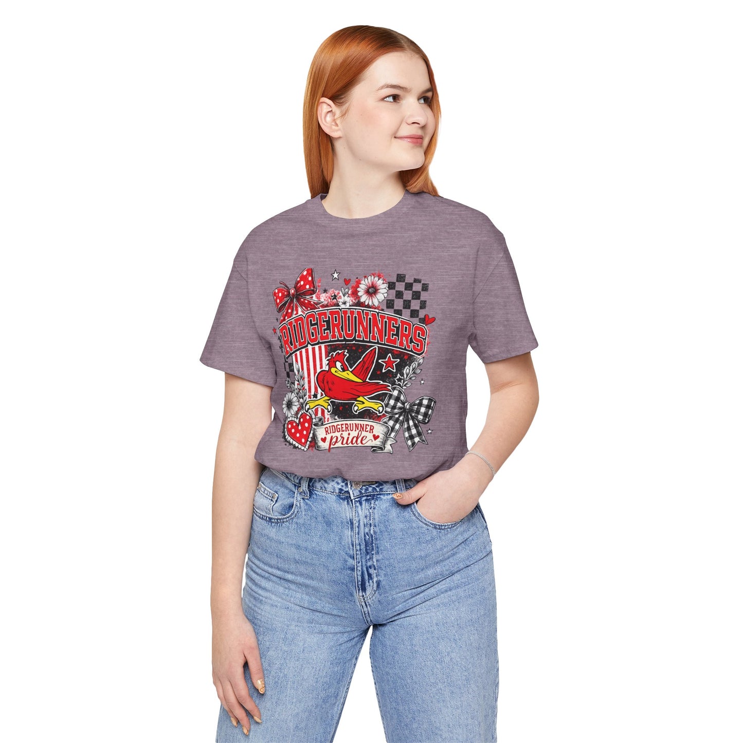 Ridgerunners Pride T-Shirt — School Mascot Red & Black Graphic Tee