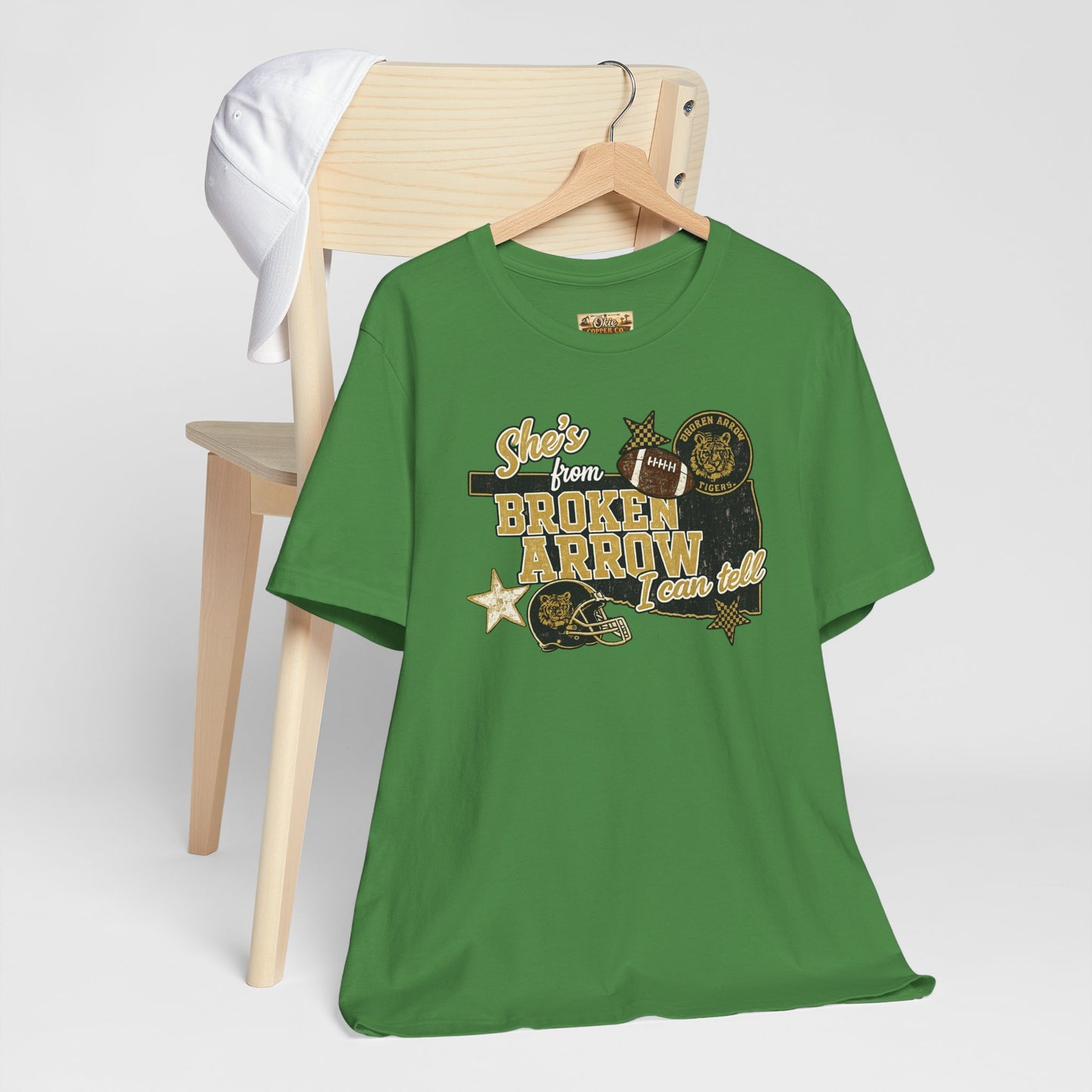 Broken Arrow Oklahoma Retro Graphic Tee — "Stars From Broken Arrow" Vintage Style T‑Shirt