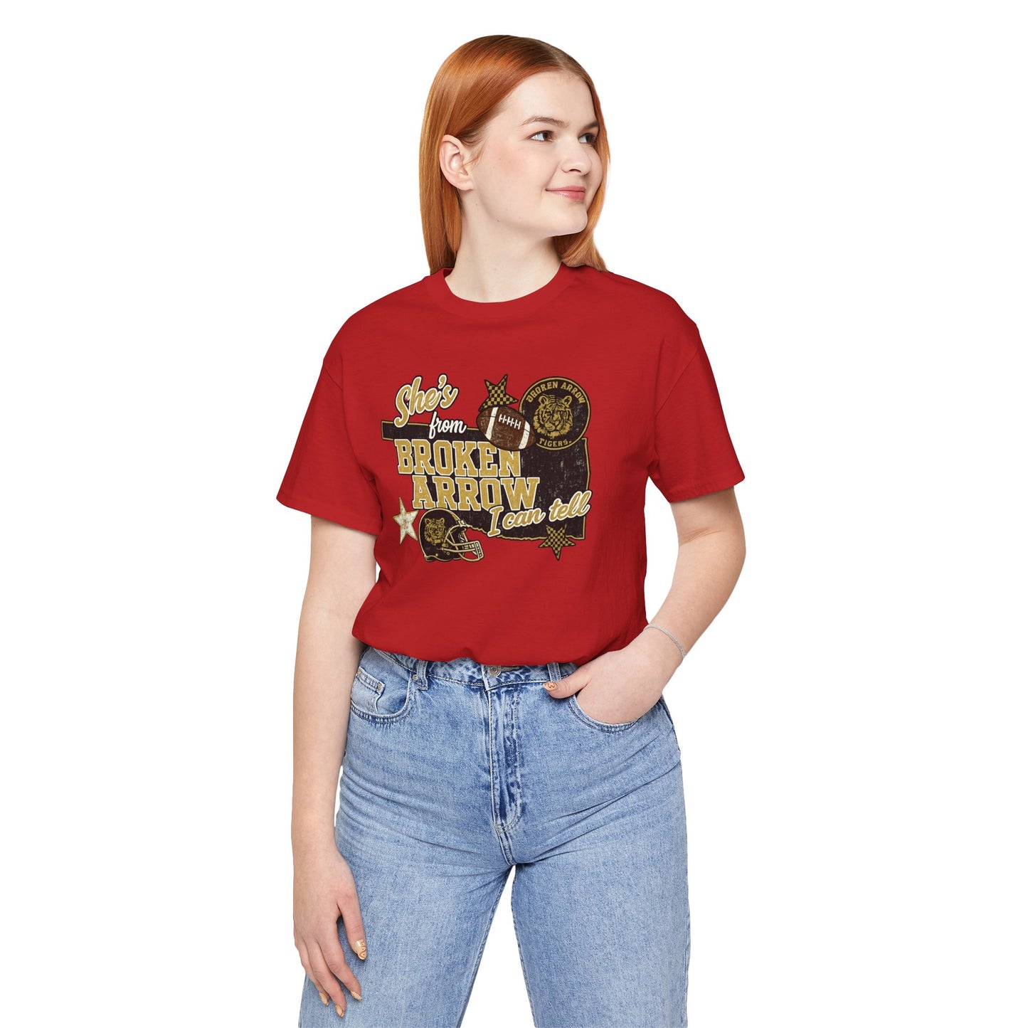 Broken Arrow Oklahoma Retro Graphic Tee — "Stars From Broken Arrow" Vintage Style T‑Shirt