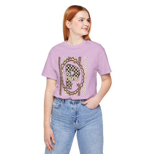 Retro Checkerboard Graphic Tee — Father’s Day Vintage Plaid Dad Shirt