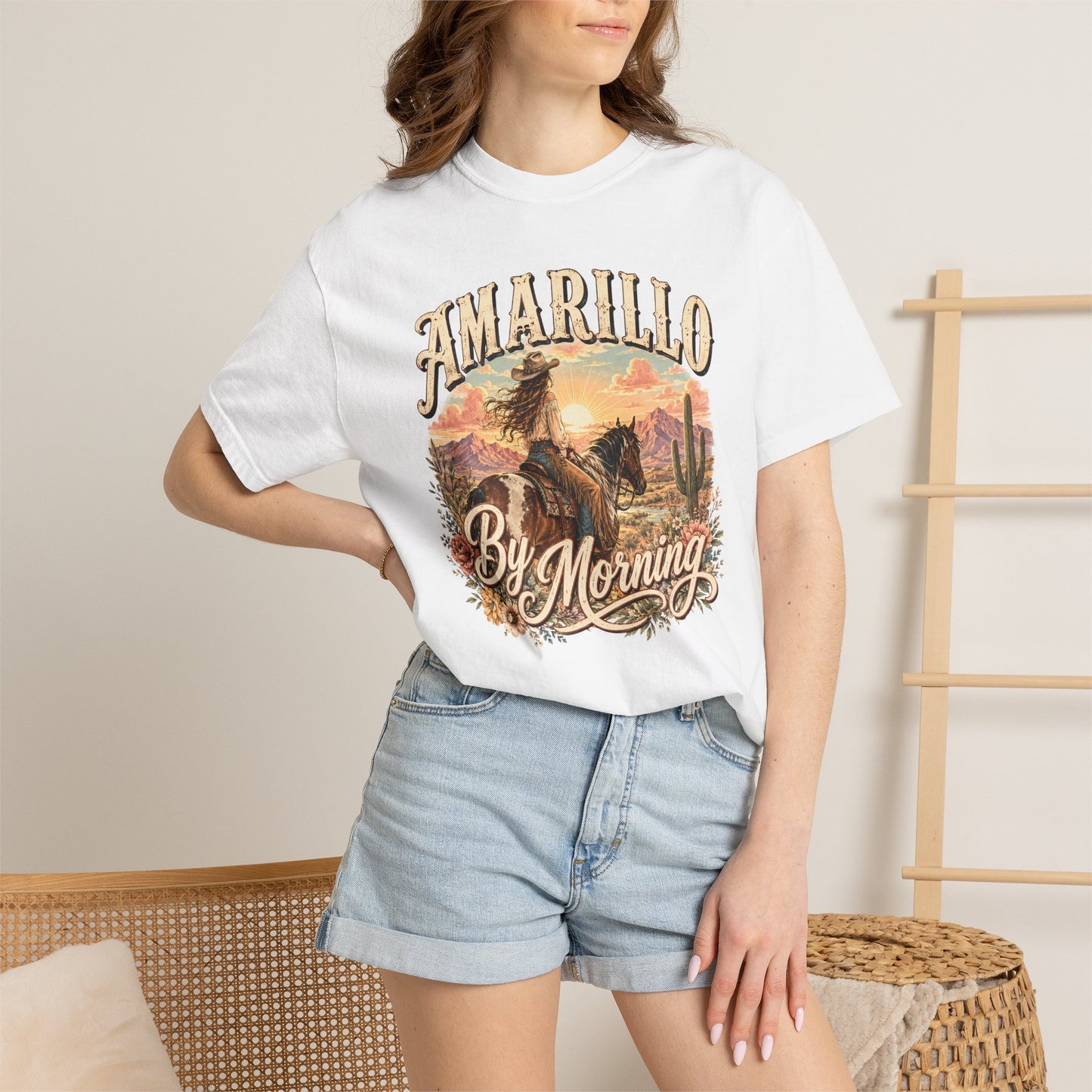 Amarillo By Morning Cowboy T-Shirt — Western Rodeo Graphic Tee