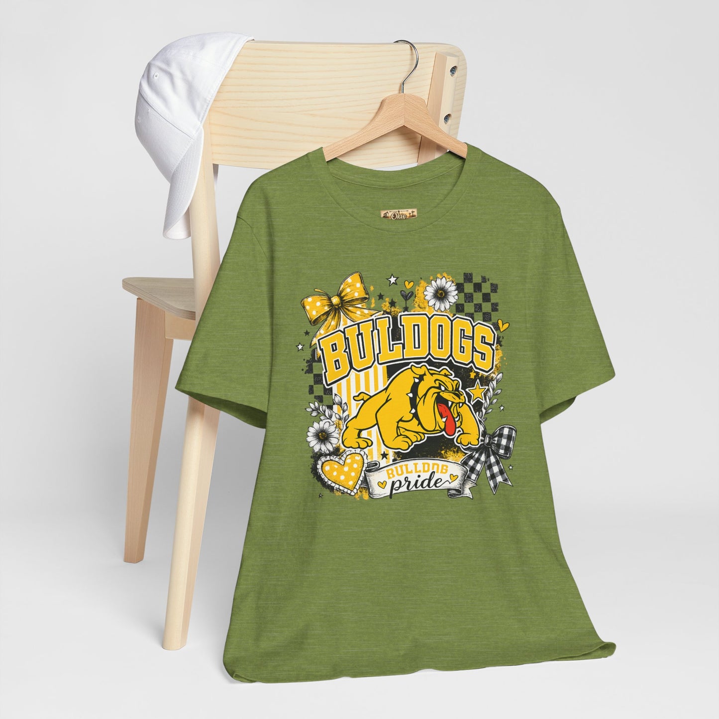 Bulldogs Pride T-Shirt – Yellow Mascot Graphic Tee