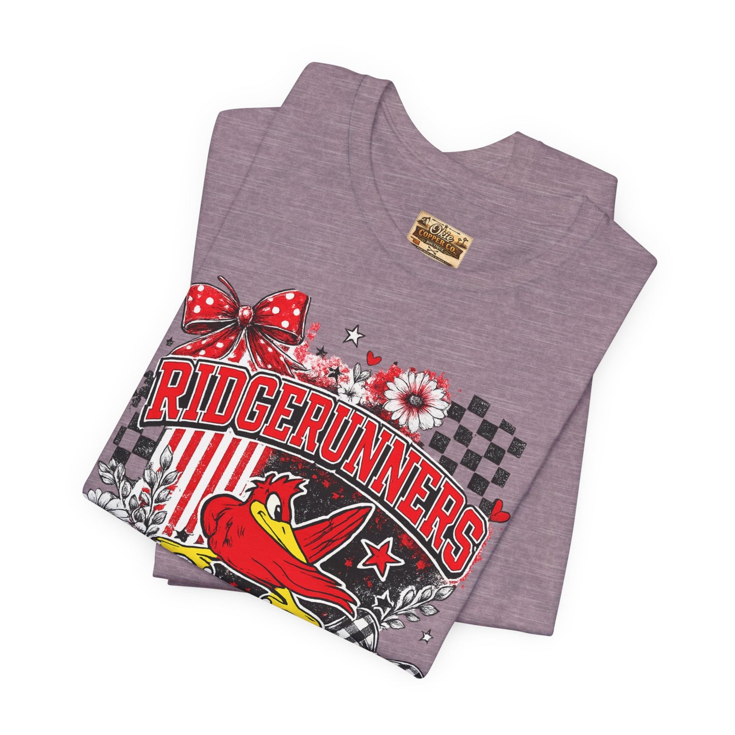 Ridgerunners Pride T-Shirt — School Mascot Red & Black Graphic Tee