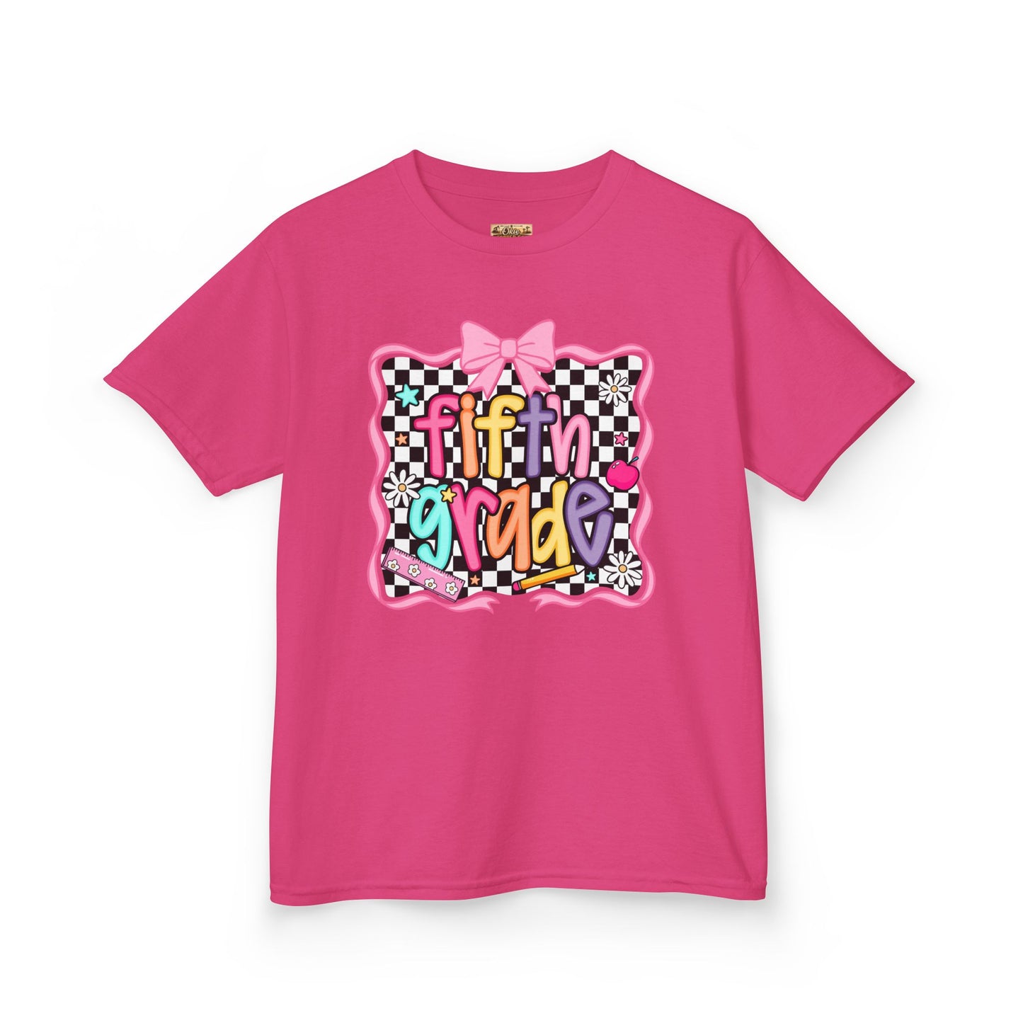 Fifth Grade Kids T‑Shirt — Colorful Back‑to‑School Design