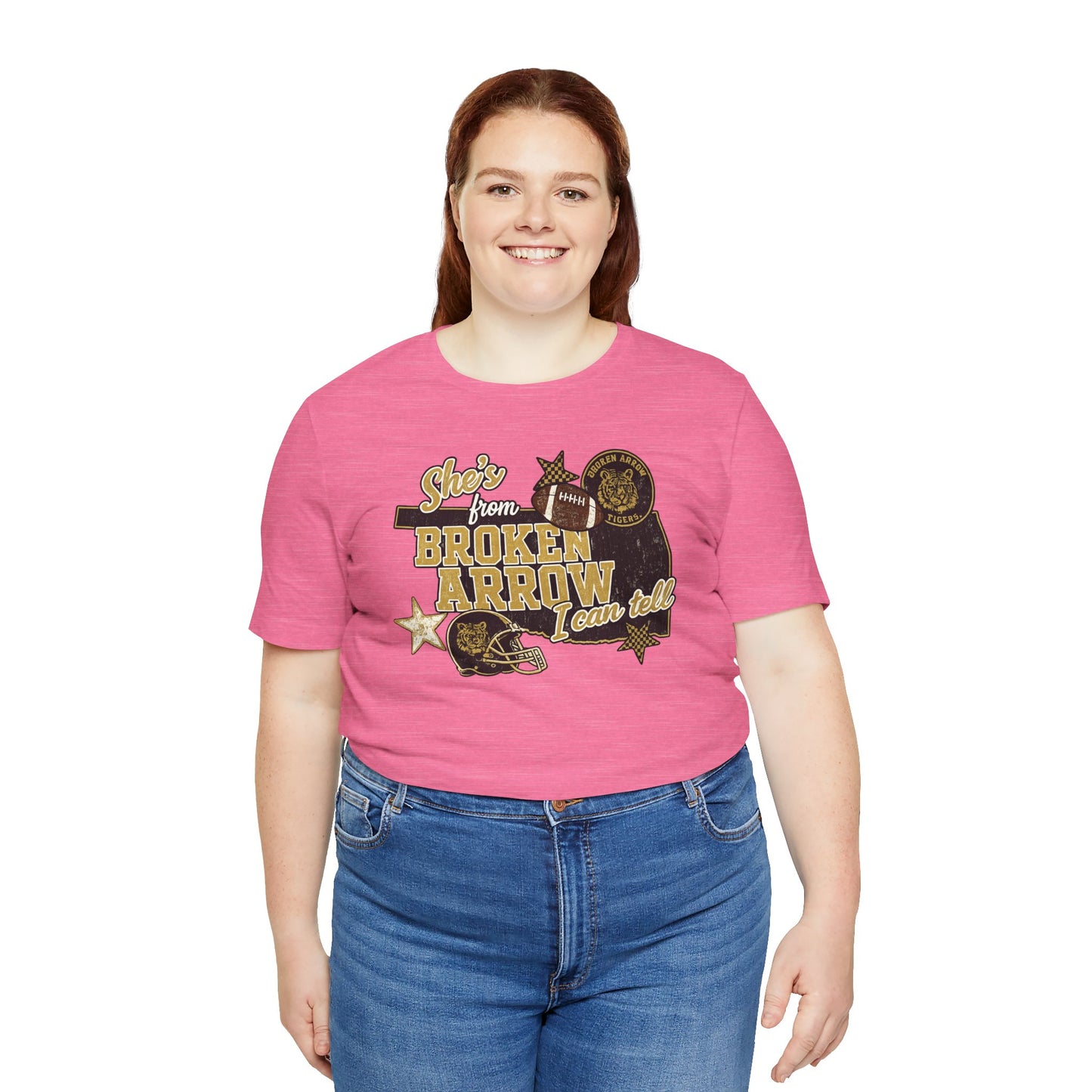 Broken Arrow Oklahoma Retro Graphic Tee — "Stars From Broken Arrow" Vintage Style T‑Shirt