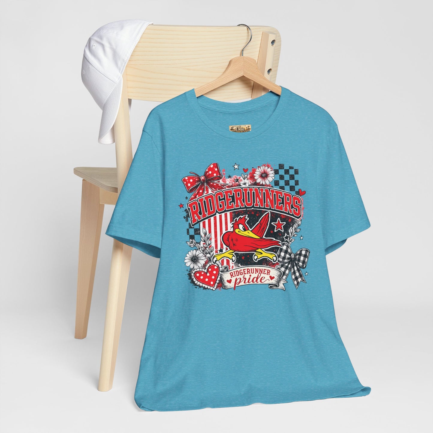 Ridgerunners Pride T-Shirt — School Mascot Red & Black Graphic Tee