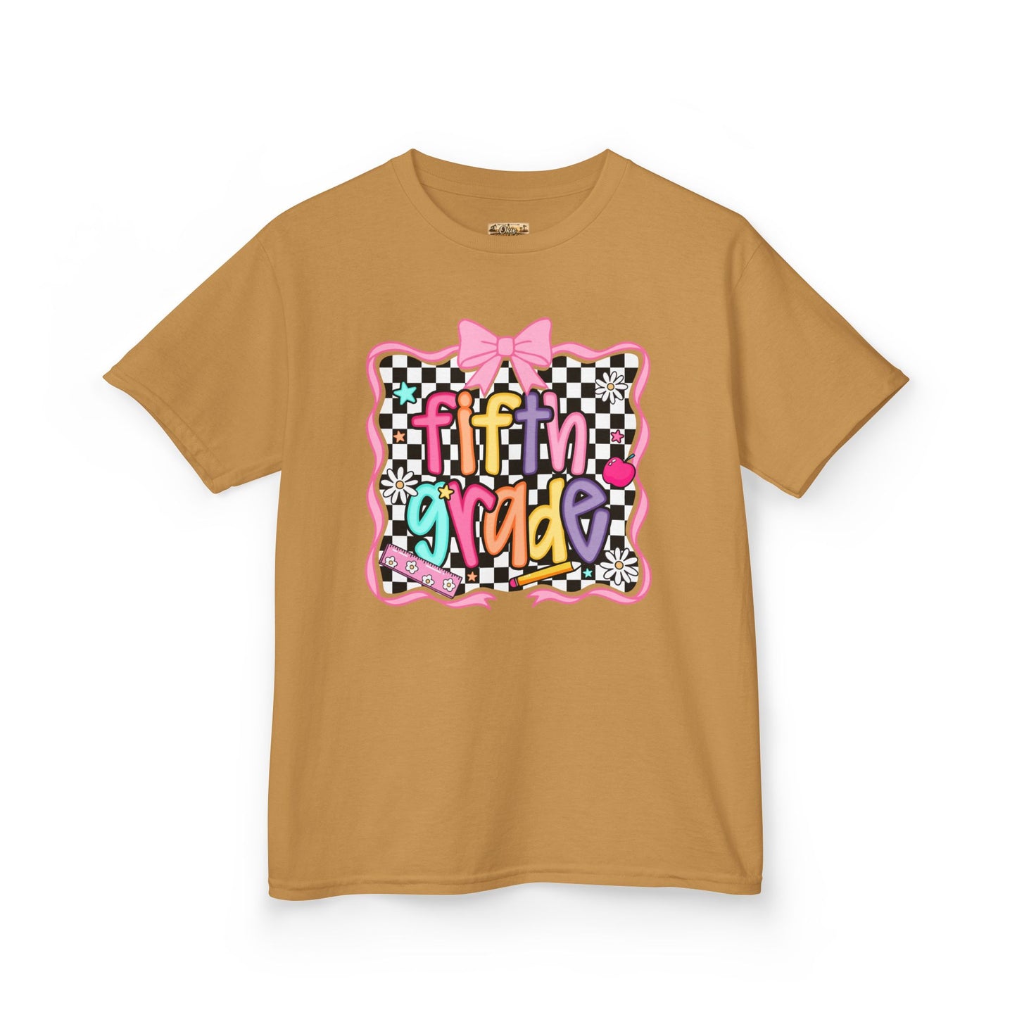 Fifth Grade Kids T‑Shirt — Colorful Back‑to‑School Design