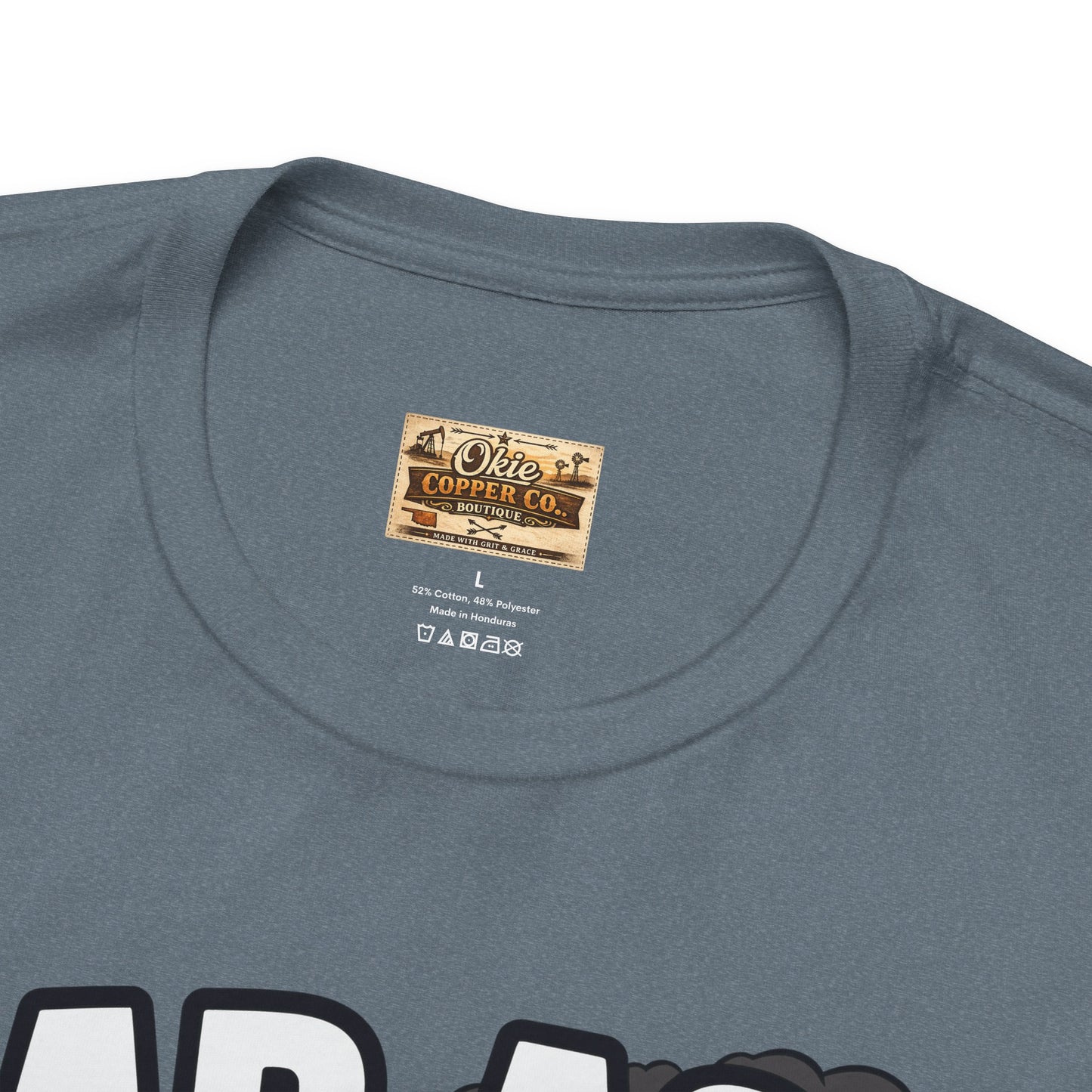 Bad Ass Mother Trucker Tee — Graphic Semi Truck Flames Shirt