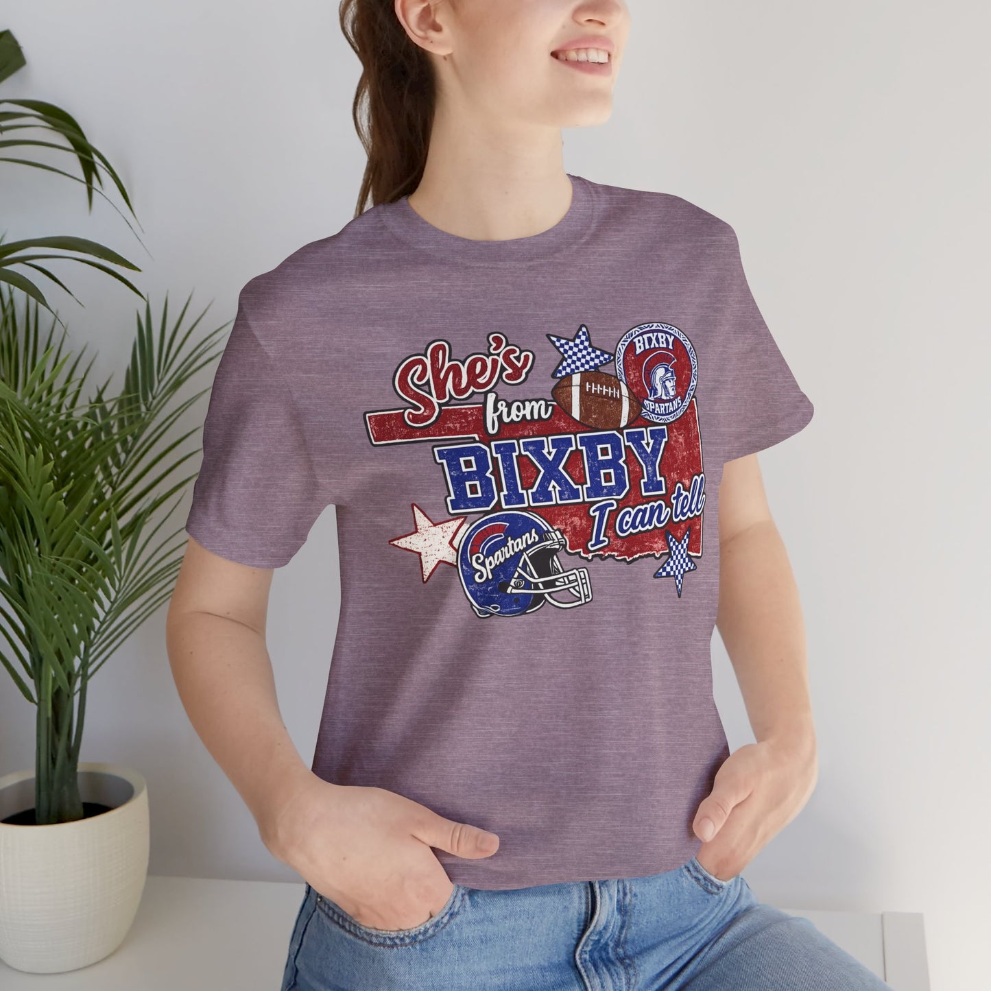 Bixby Football Tee — "She’s from Bixby I can tell" Vintage Team Shirt