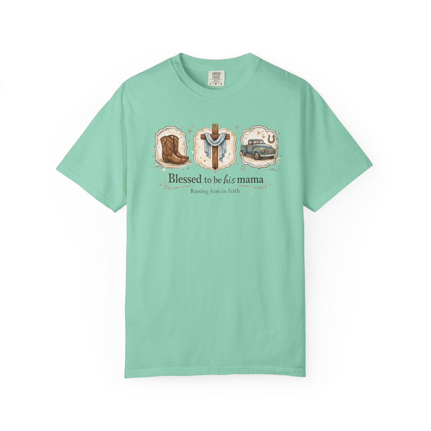 Blessed to Be His Mama T-Shirt — Christian Mama Faith Tee