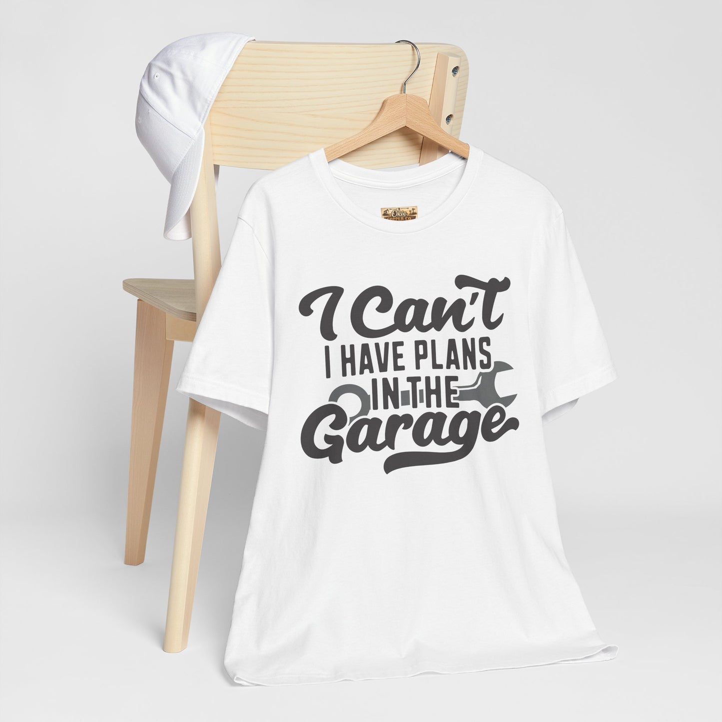Garage Plans T-Shirt — "I Can't, I Have Plans in the Garage" Mechanic Tee