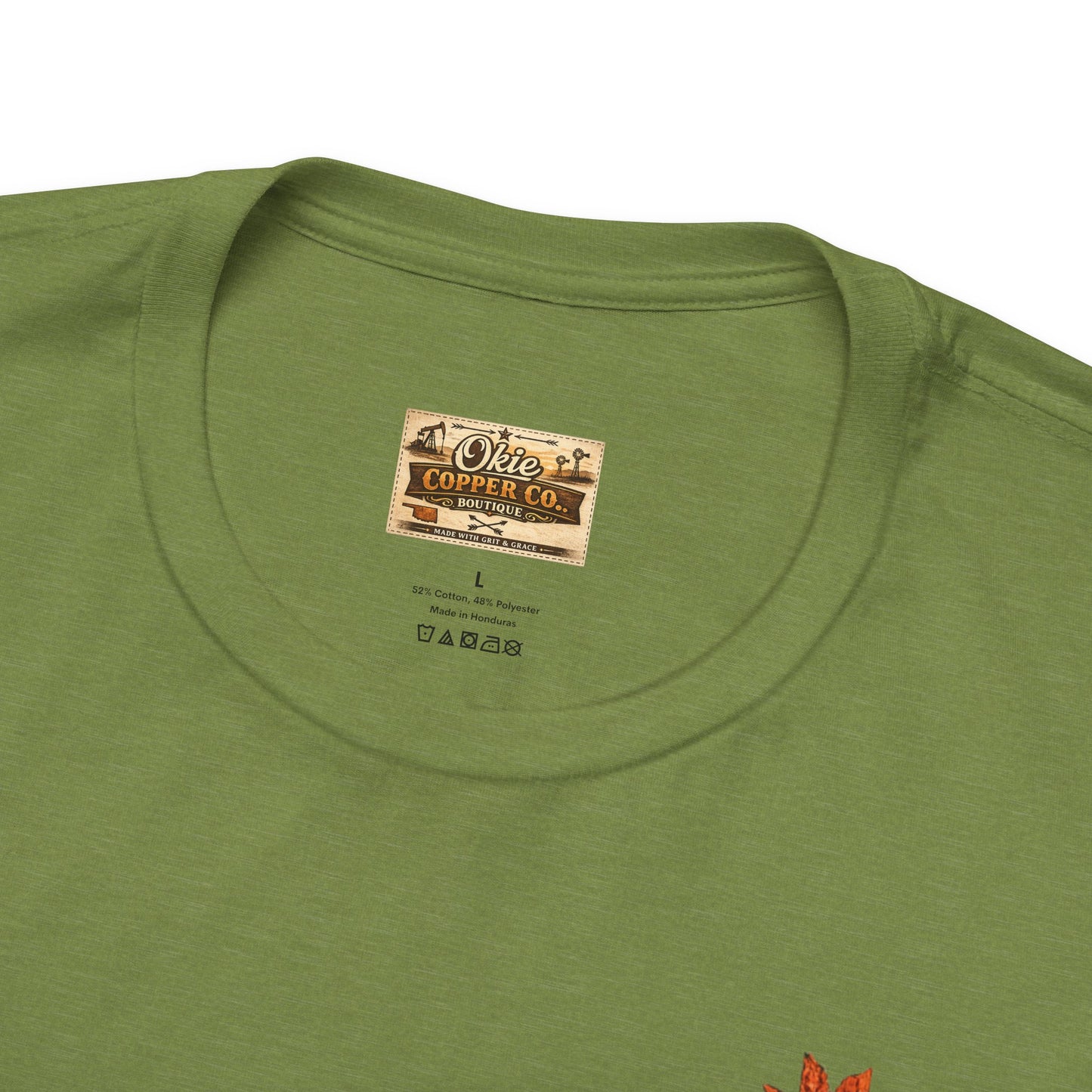 Autumn Highland Cow Tee — Fall Pumpkin Latte Graphic T-Shirt